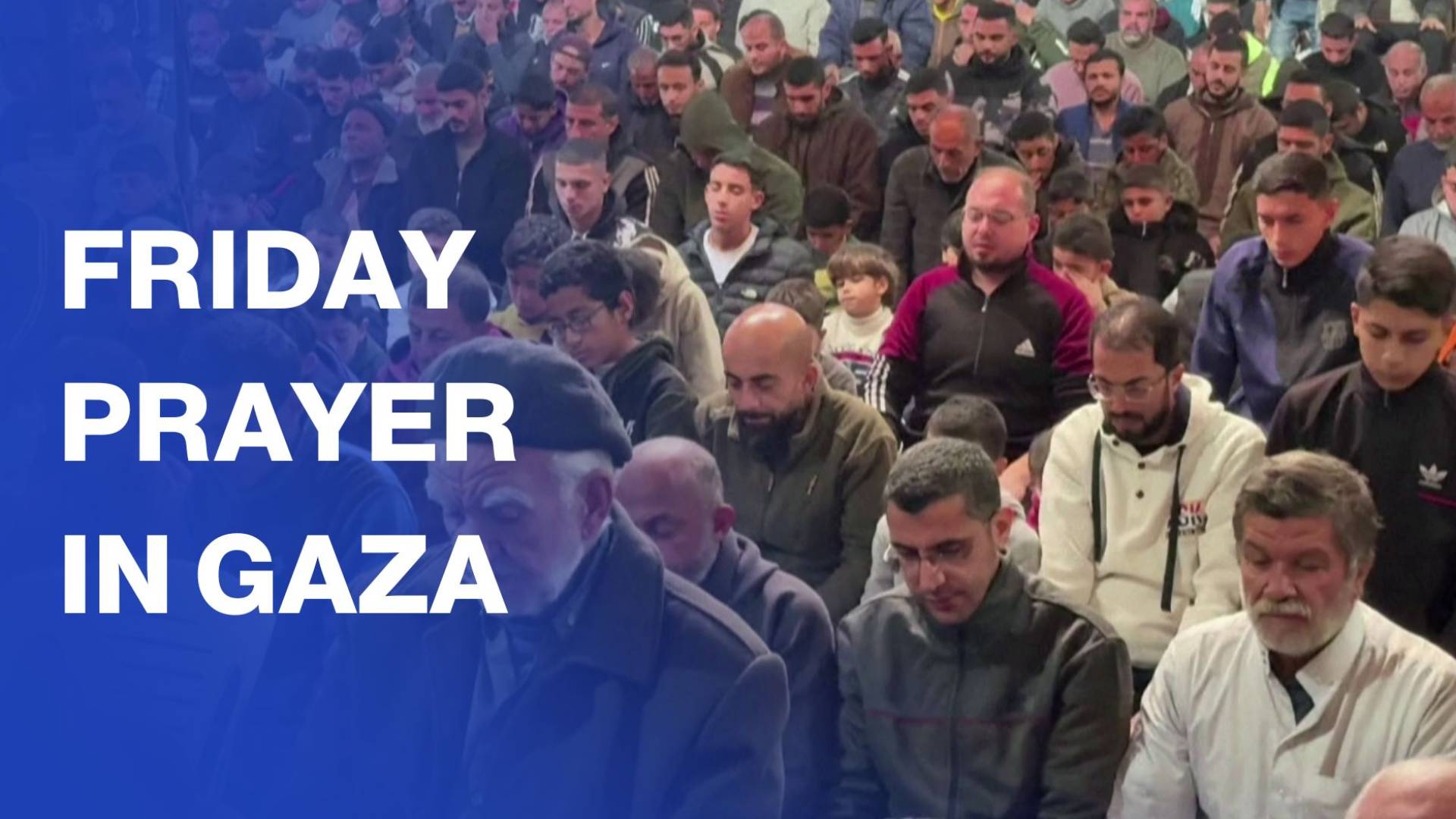 Great Mosque of Gaza holds first prayer after its partial destruction
