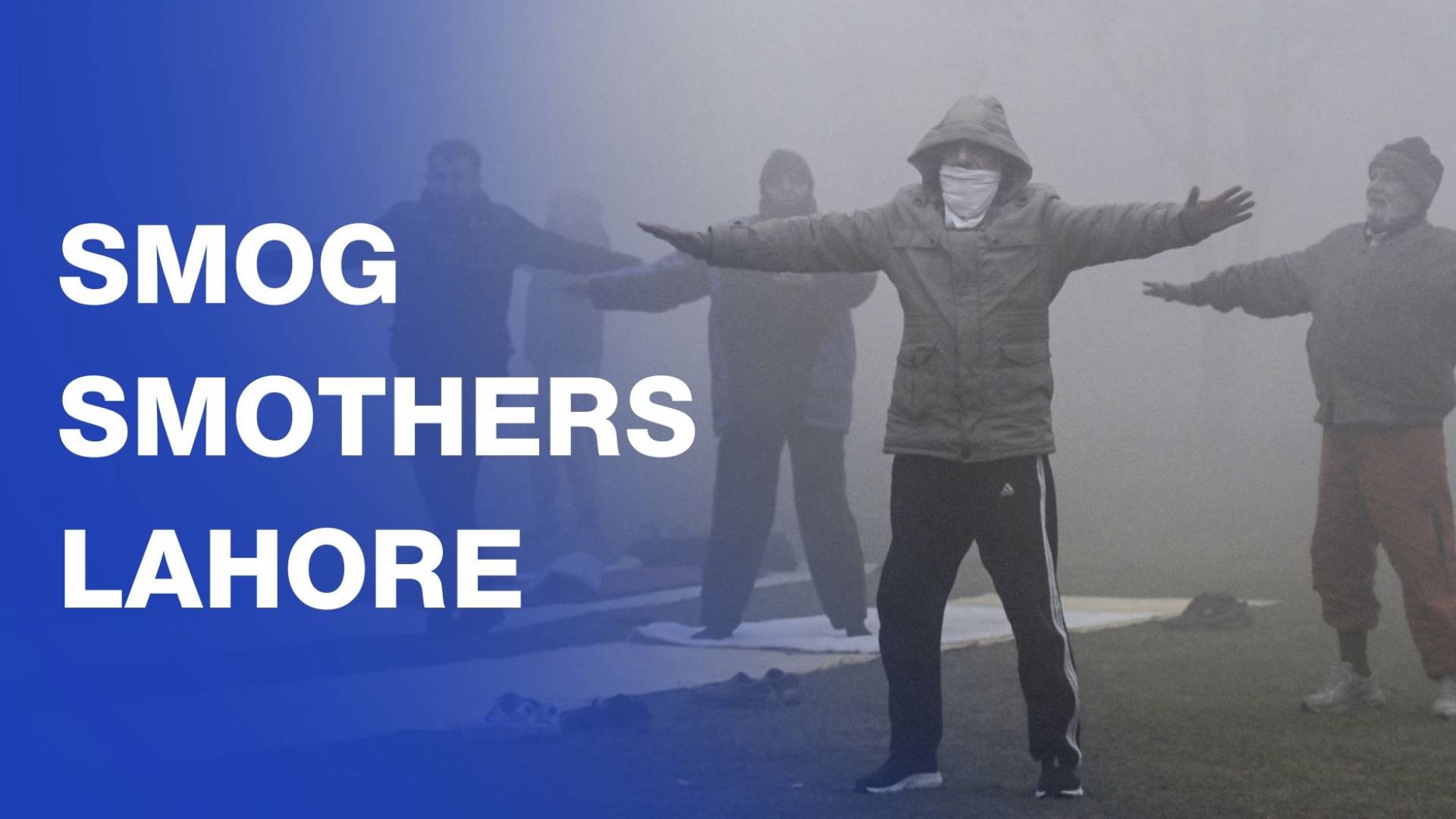 Heavy winter smog hits Pakistan city