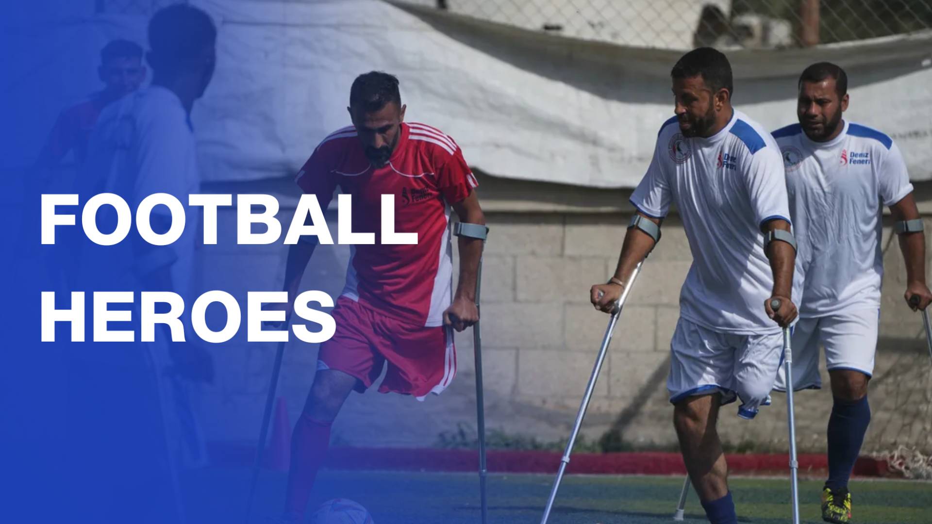 Gazan amputees take part in football charity championship