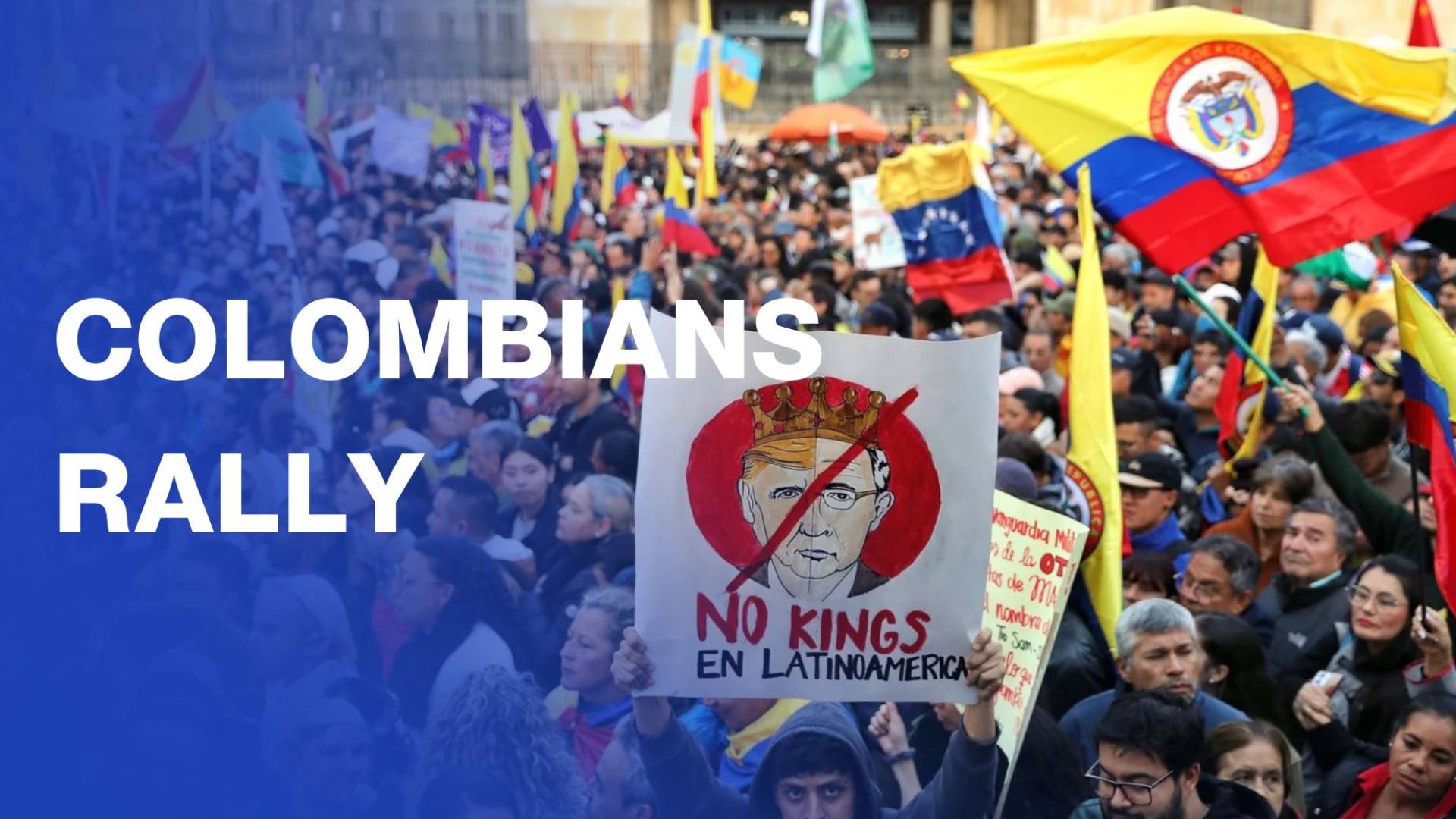 After Venezuela, Colombians rally to reject Trump's threats against Petro