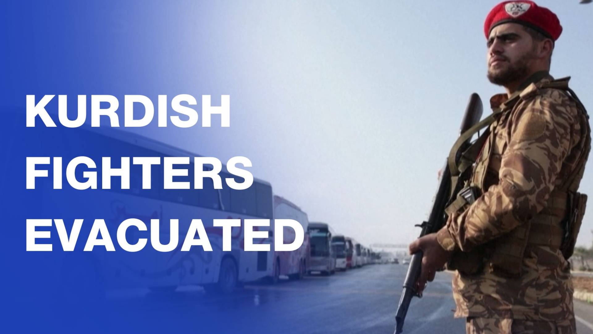 Syrian govt forces prepare to bus Kurdish fighters out of Aleppo