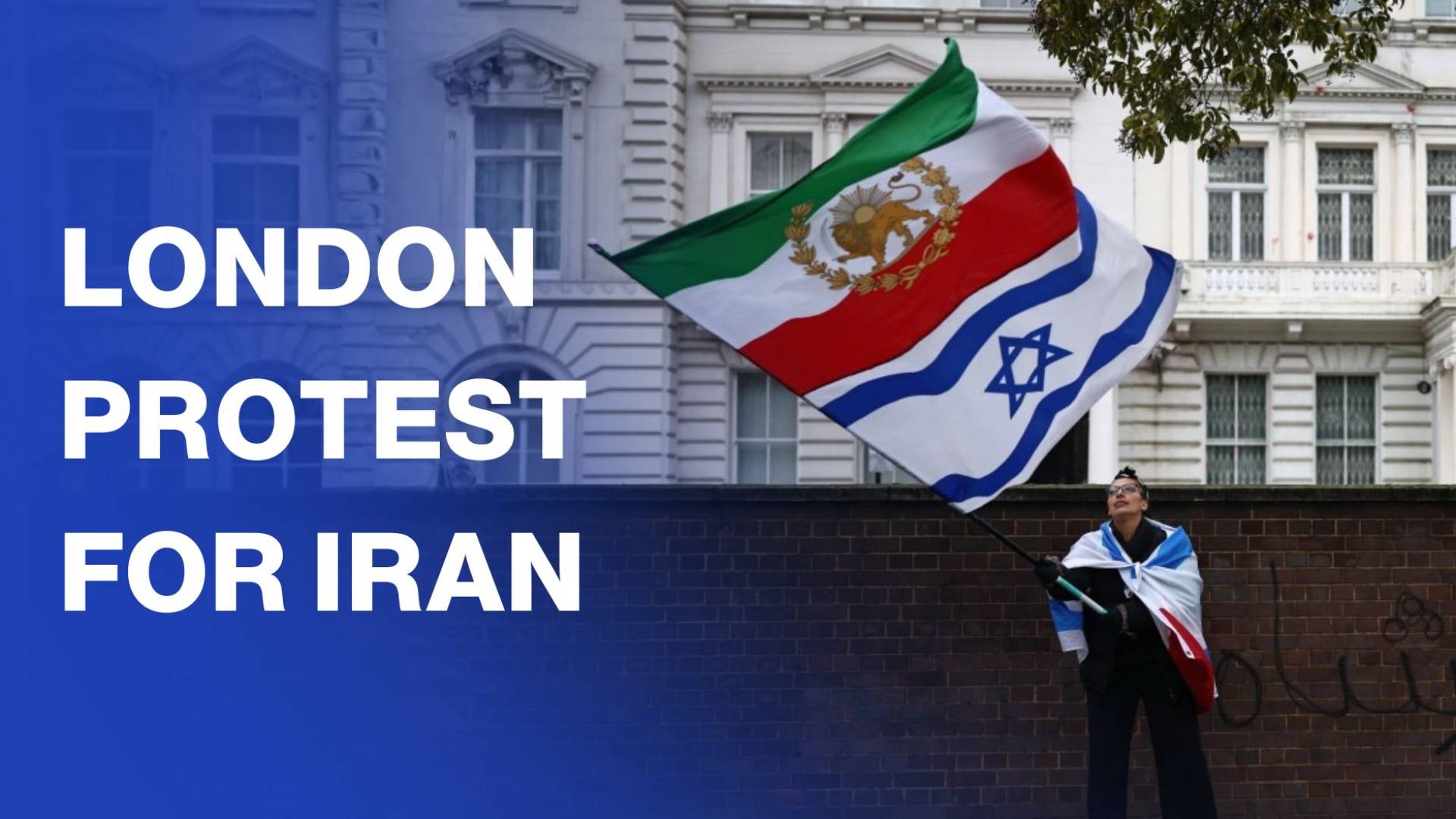 Thousands rally outside Downing Street in solidarity with Iranian protesters