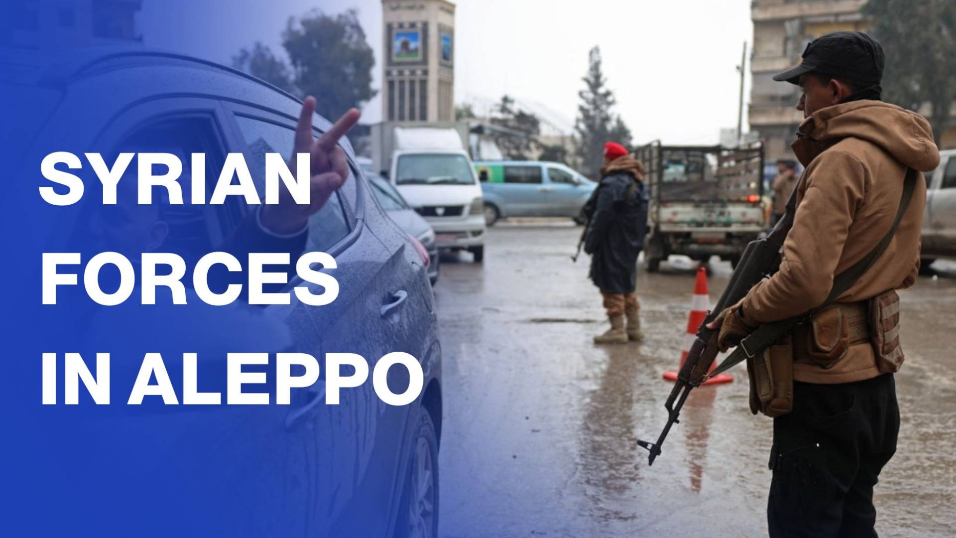 Syrian forces patrol amid destruction in Aleppo's Sheikh Maqsud