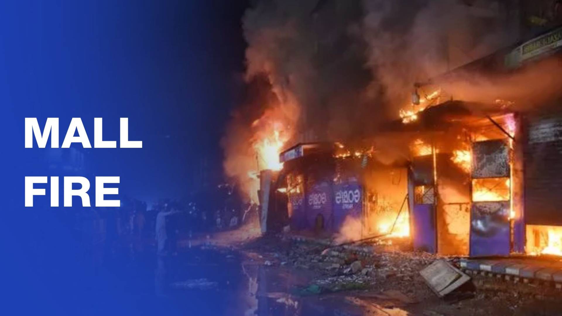 Firefighters respond after deadly shopping mall fire in Pakistan