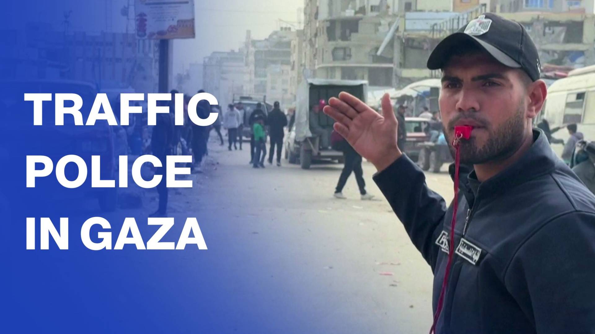Police deploy to control traffic in Gaza City