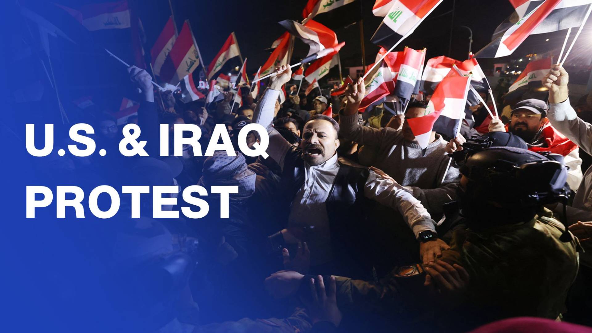 Protest erupts near US Embassy in Baghdad