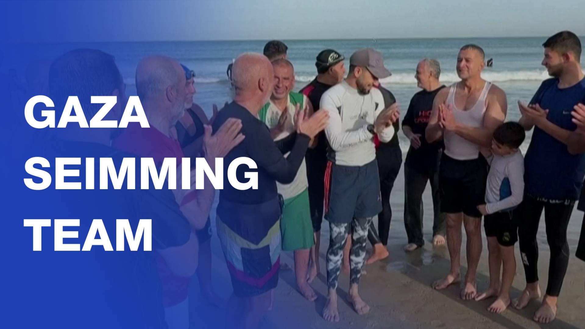 Training amidst ruins: The Gaza swimming enthusiasts team