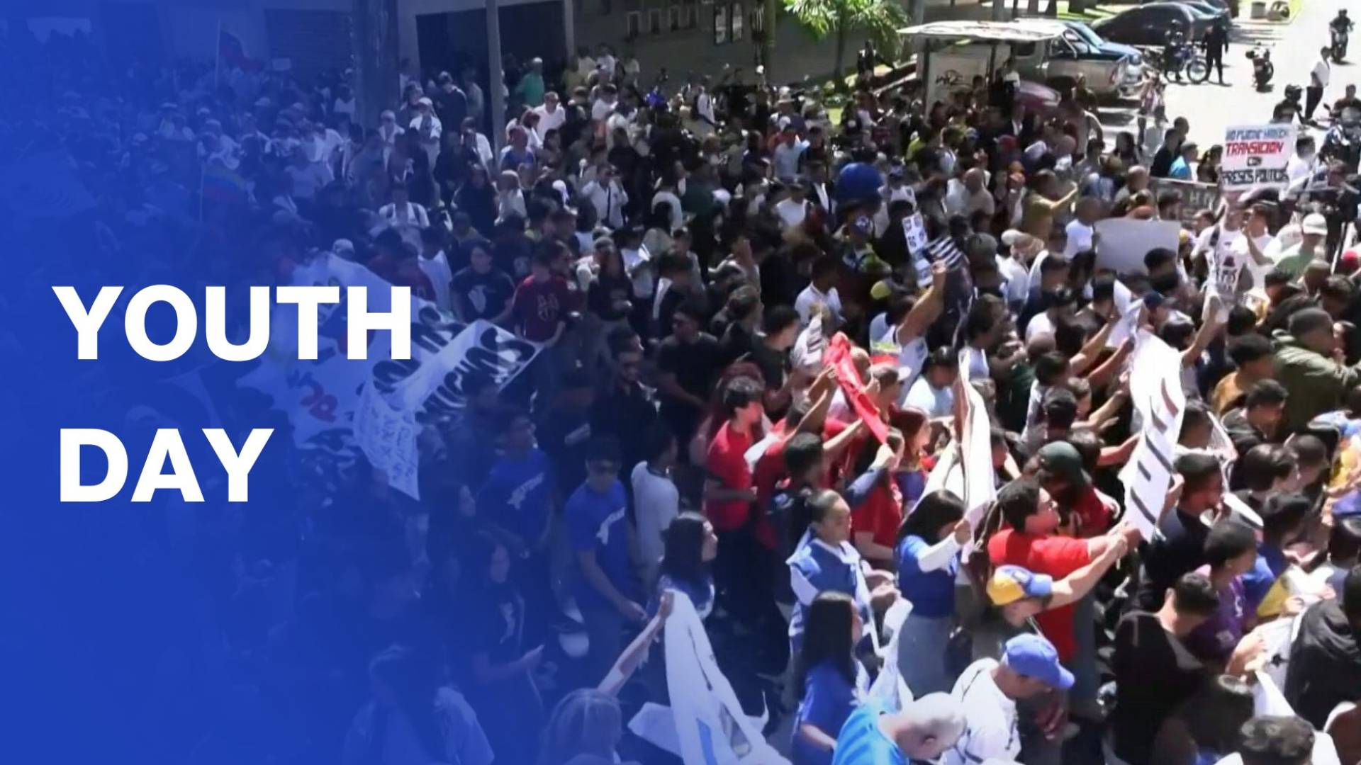 Thousands march in Venezuela on Youth Day