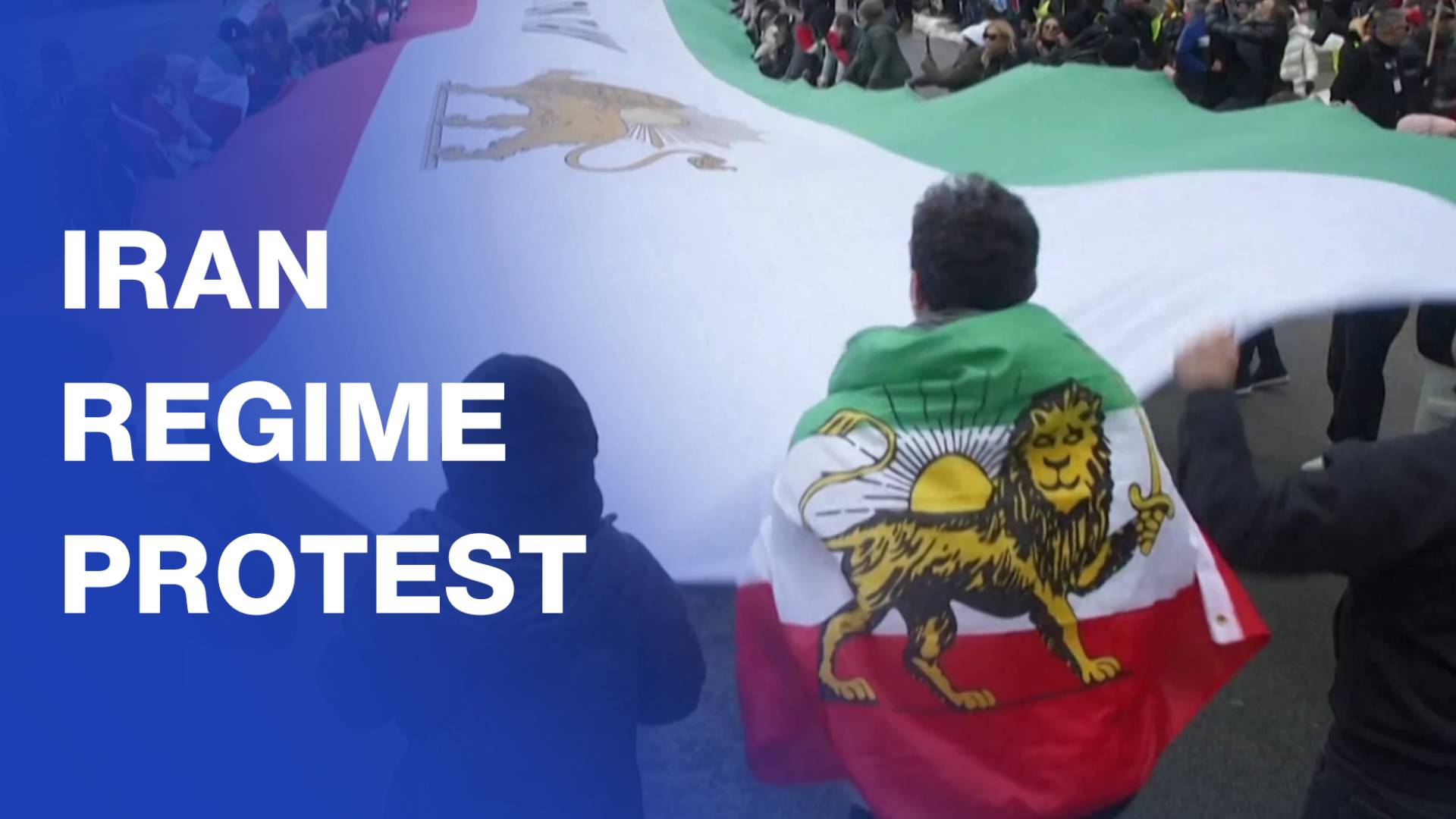 Large rally in Toronto in support of Iran's anti government protests