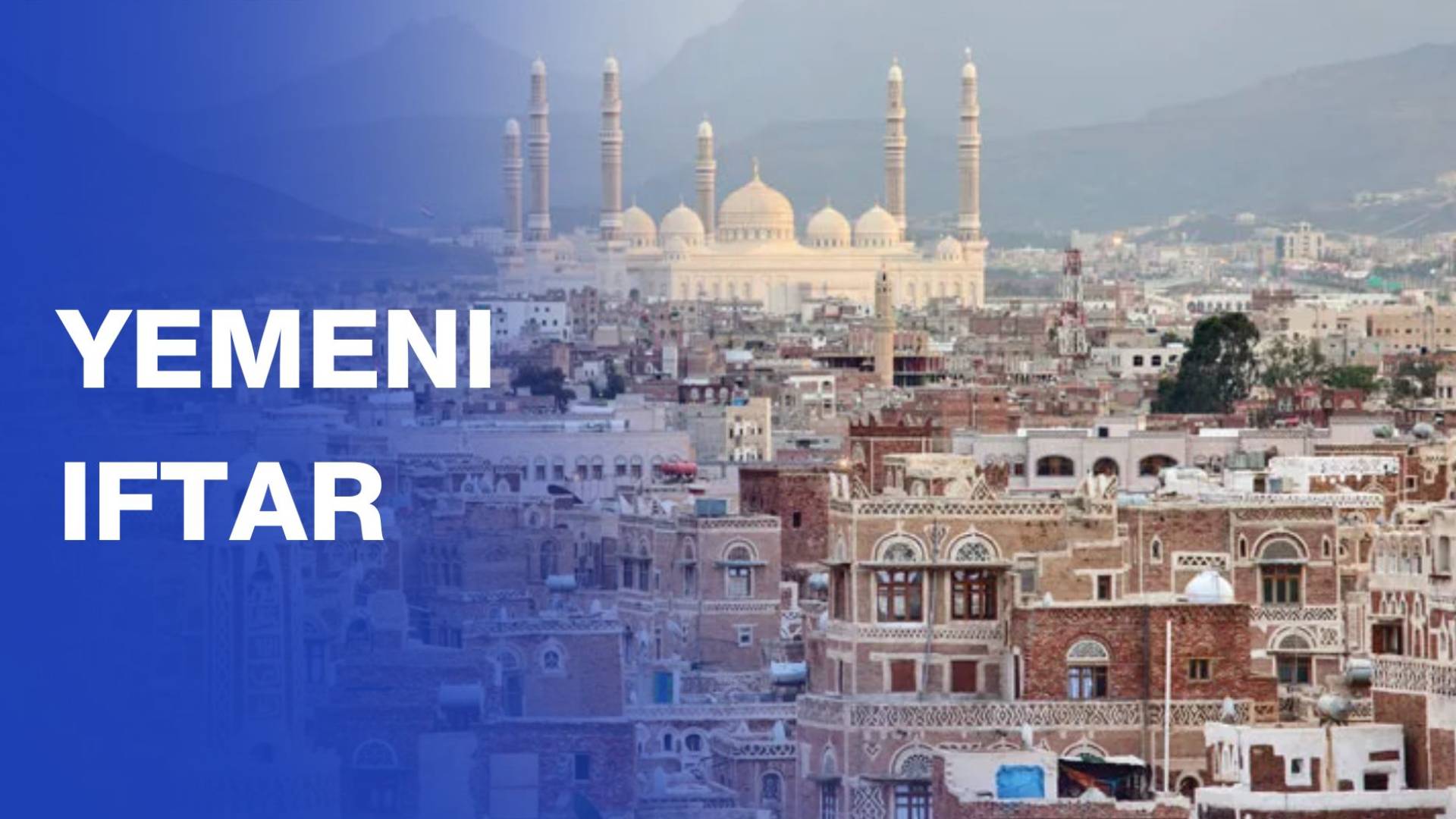 Yemenis gather for Ramadan iftar at Sanaa mosque