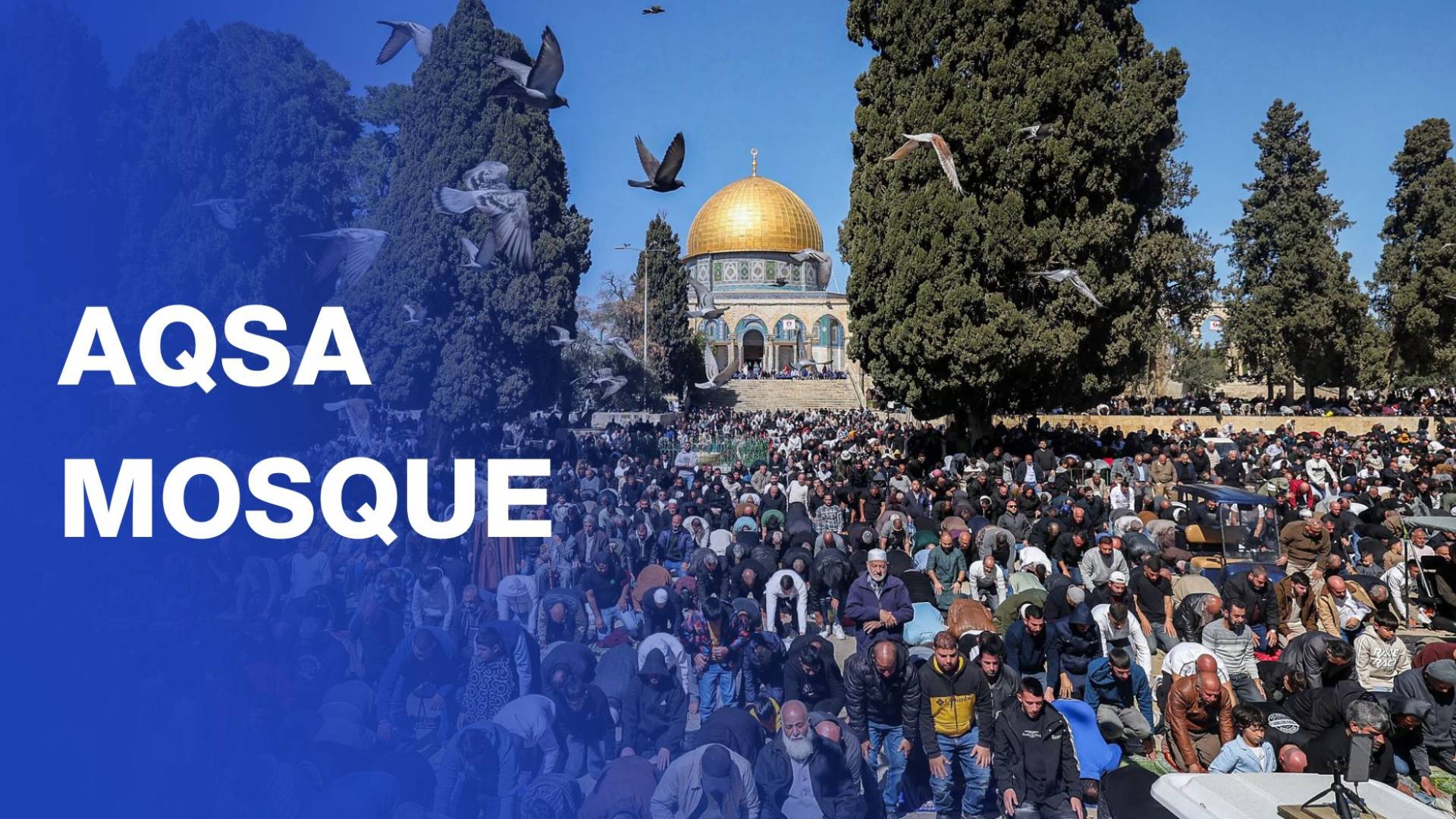 Muslims perform first Friday prayer of Ramadan at Aqsa Mosque