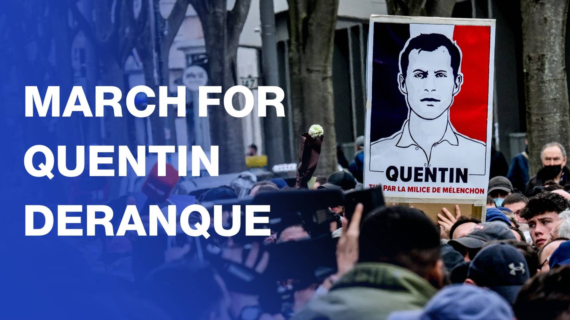 Thousands march in Lyon for slain far-right activist Quentin Deranque