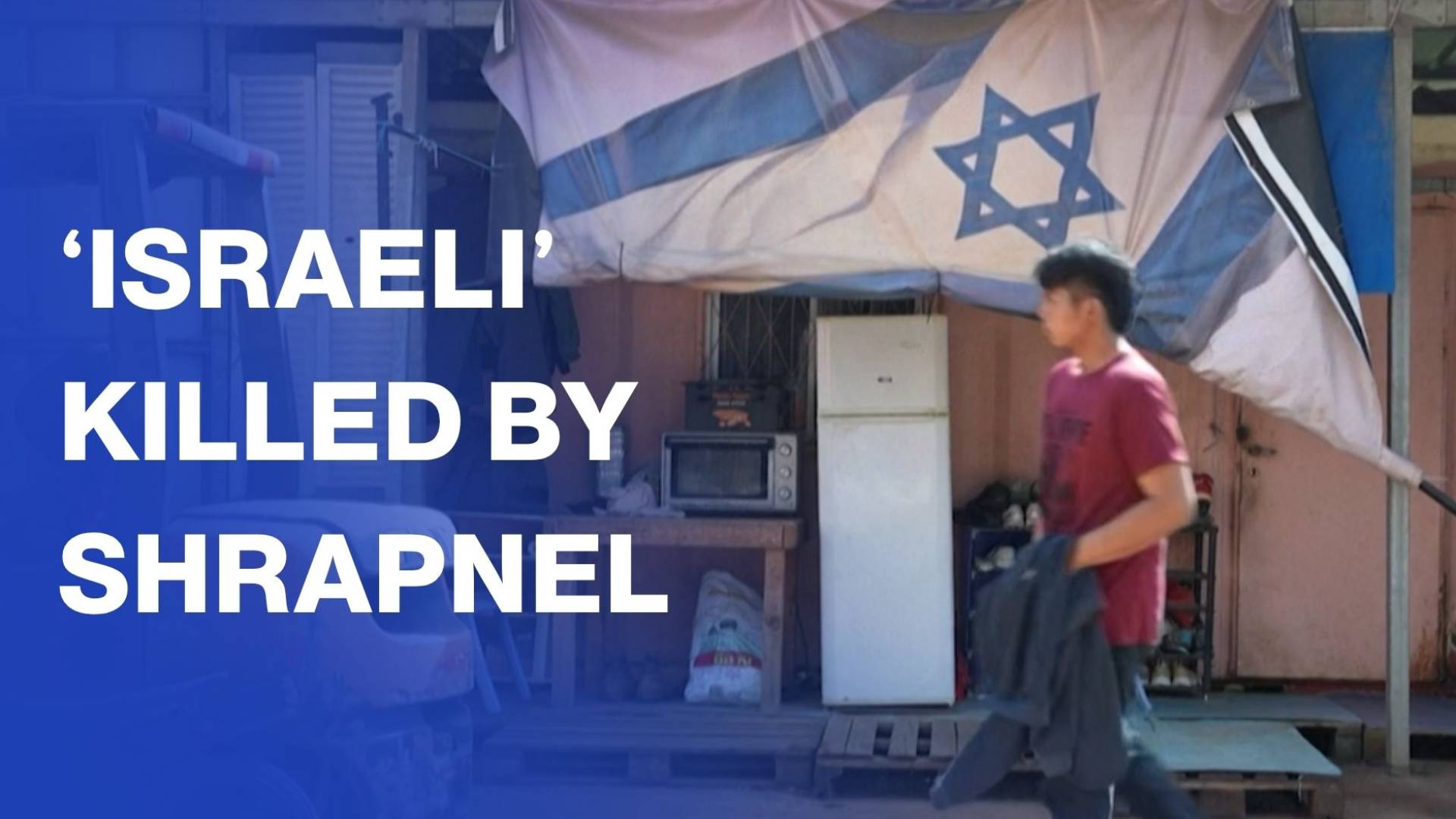 Scene where Thai farm worker killed by shrapnel in central ‘Israel’