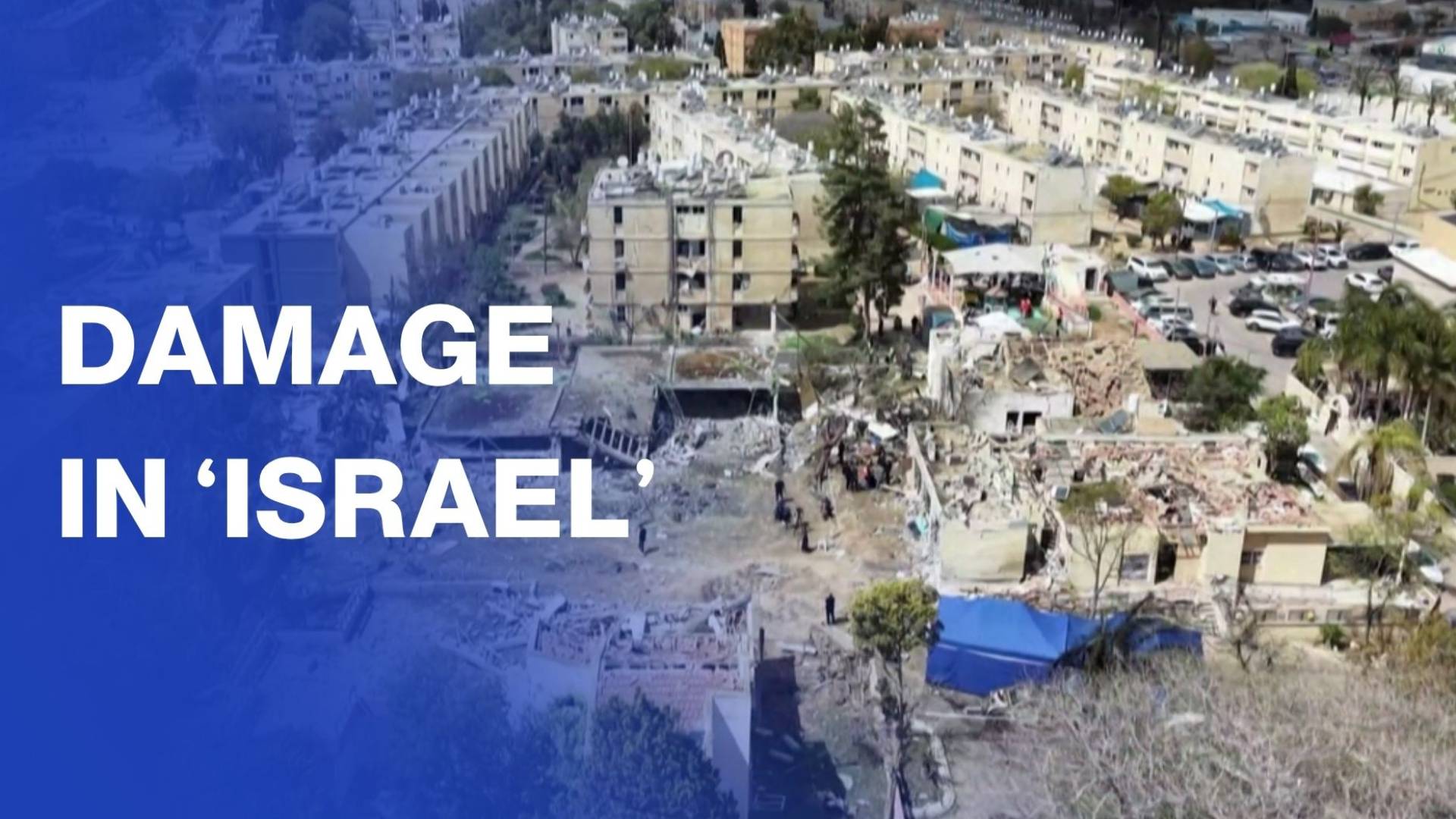 Damage follows Iranian missile strike in southern ‘Israel’