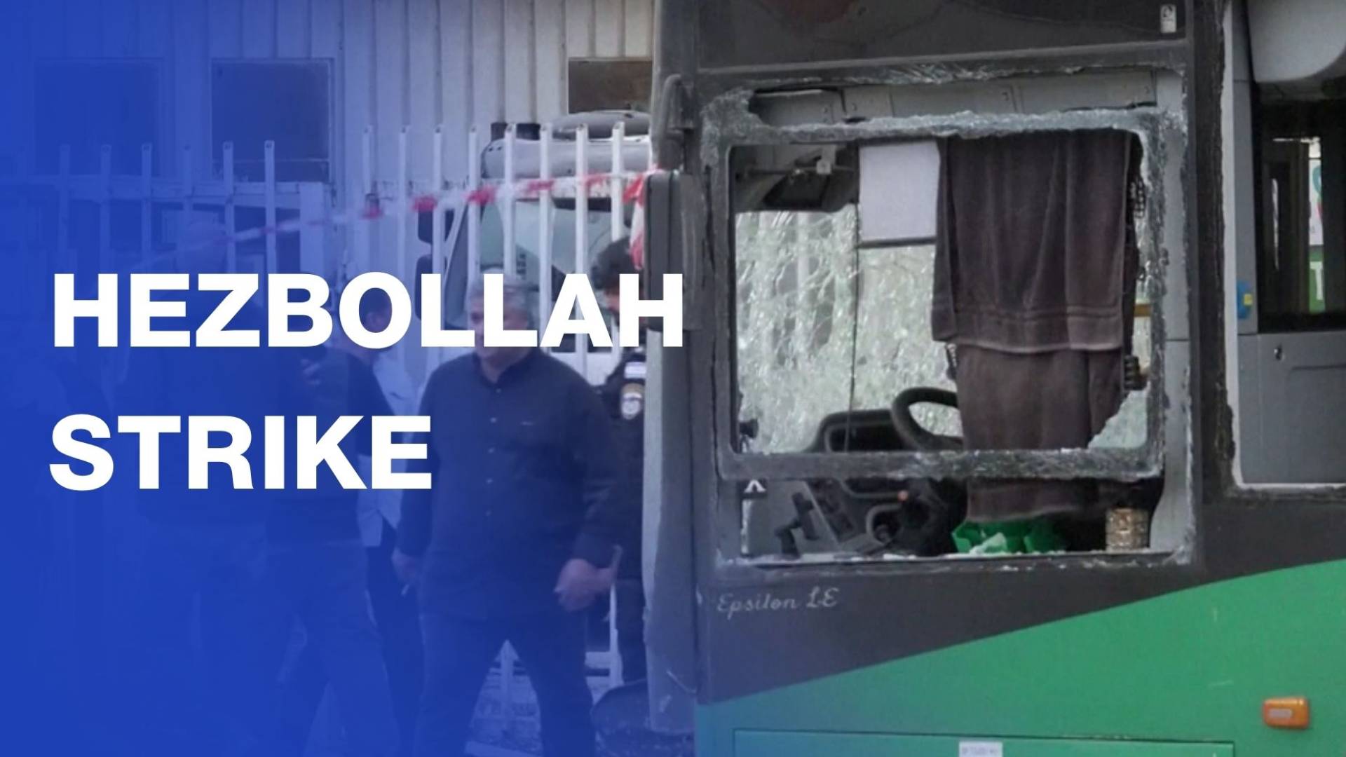 Aftermath of Hezbollah strike on northern ‘Israel’