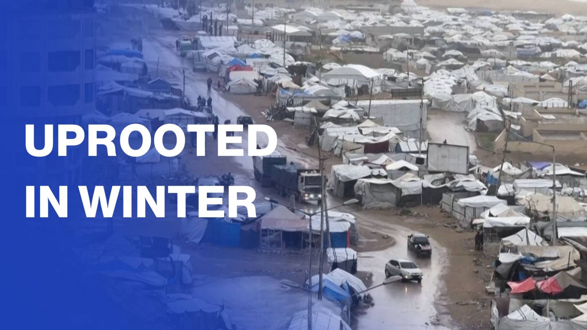 Heavy rains deepen suffering for Gaza displaced