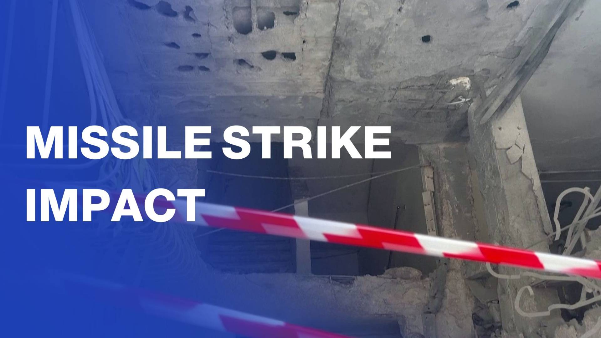 Rescue crews assess damage in Bnei Brak after missile strike