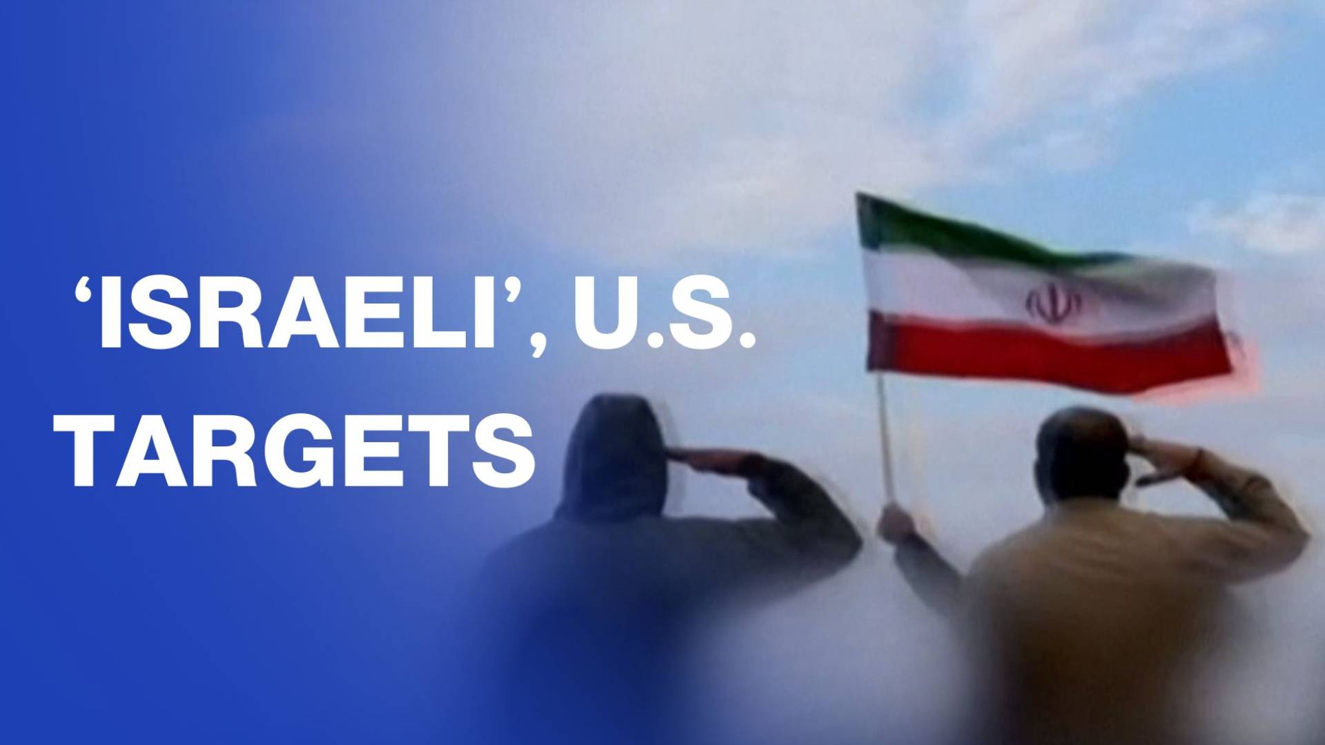 Iran launches missiles at what it says are ‘Israeli’ and US targets