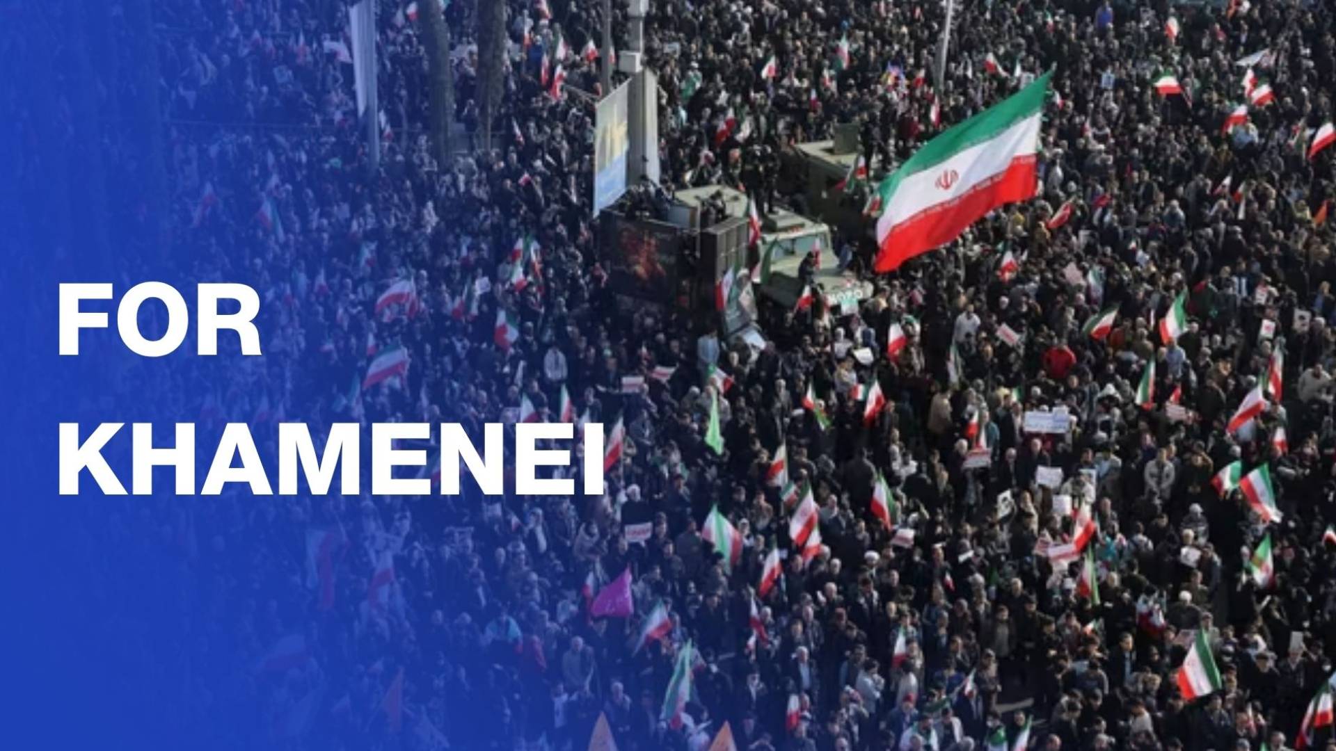 Thousands of Iranians rally in memory of late Supreme Leader Khamenei