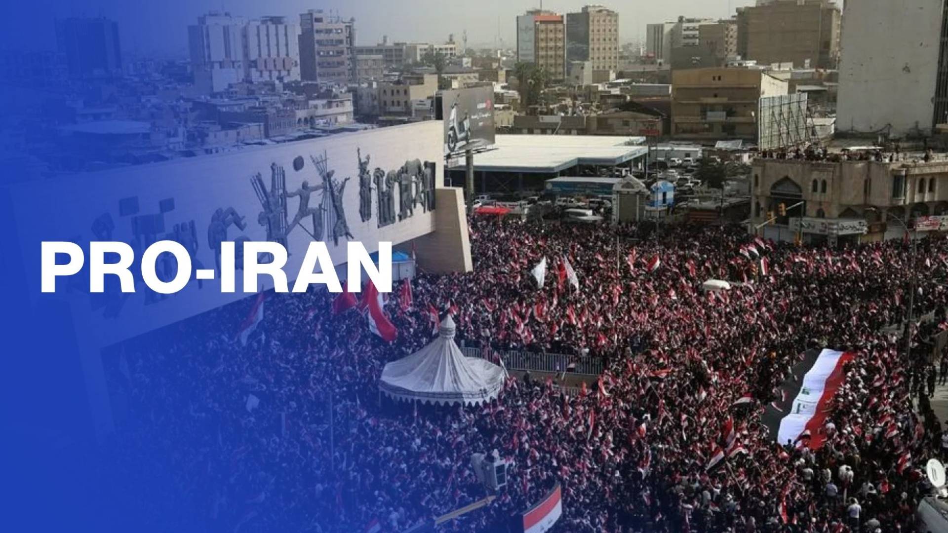 Pro-Iran rally in Baghdad after US-Iran ceasefire