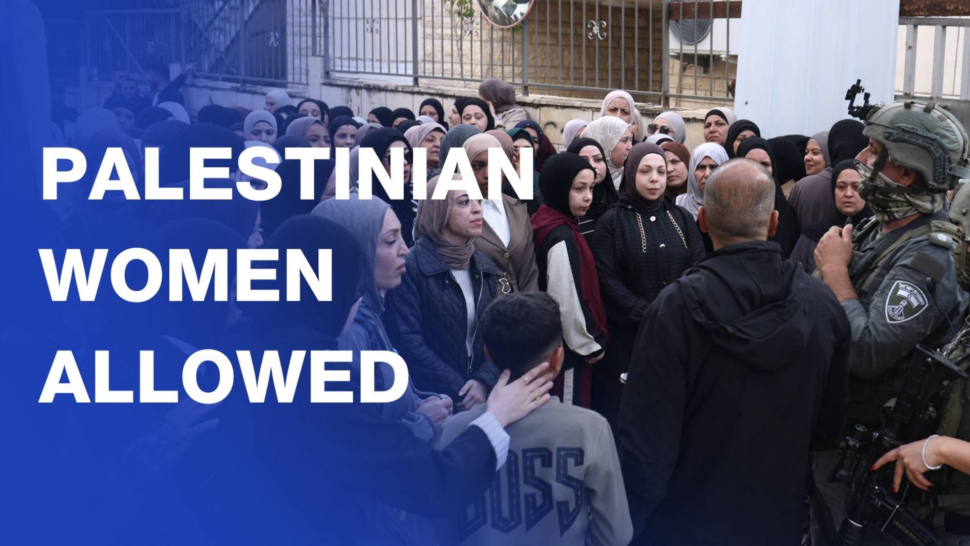 ‘Israeli’ forces allow some Palestinian women back in occupied West Bank camp