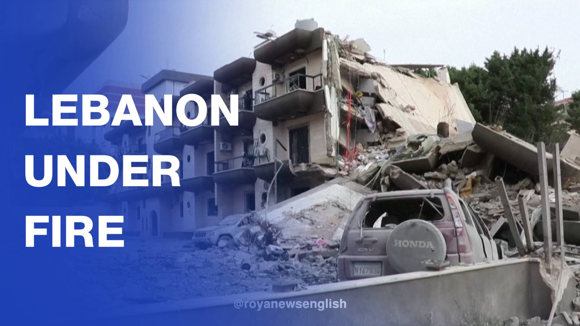 Aftermath of ‘Israeli’ strikes in southern Lebanon