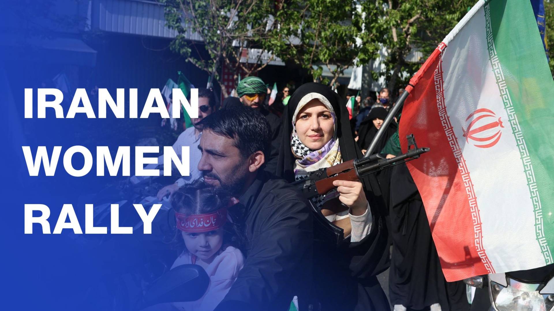 Iranian women rally in Tehran for Mojtaba Khamenei