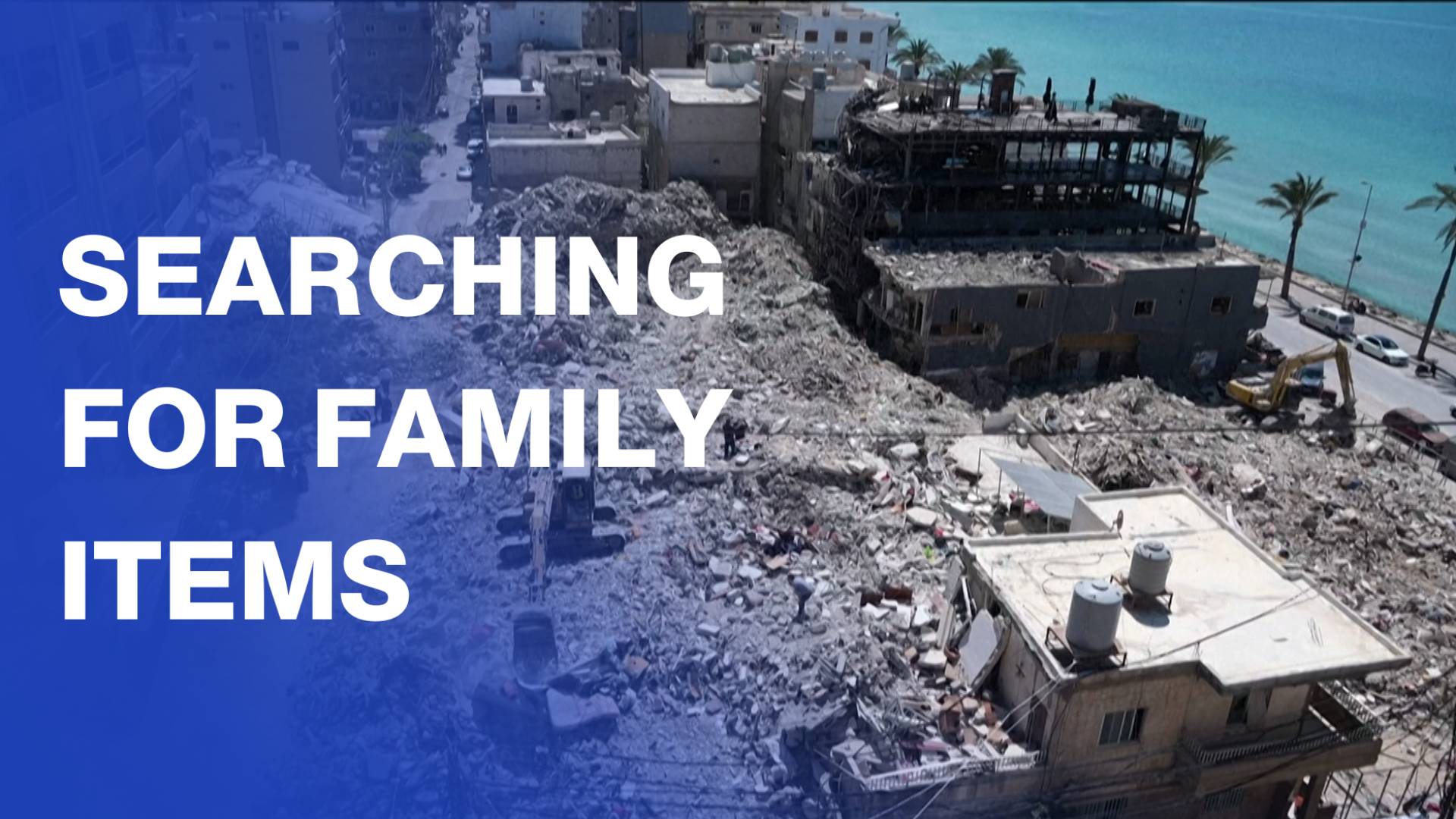 Man sifts through ruins after ‘Israeli’ strike