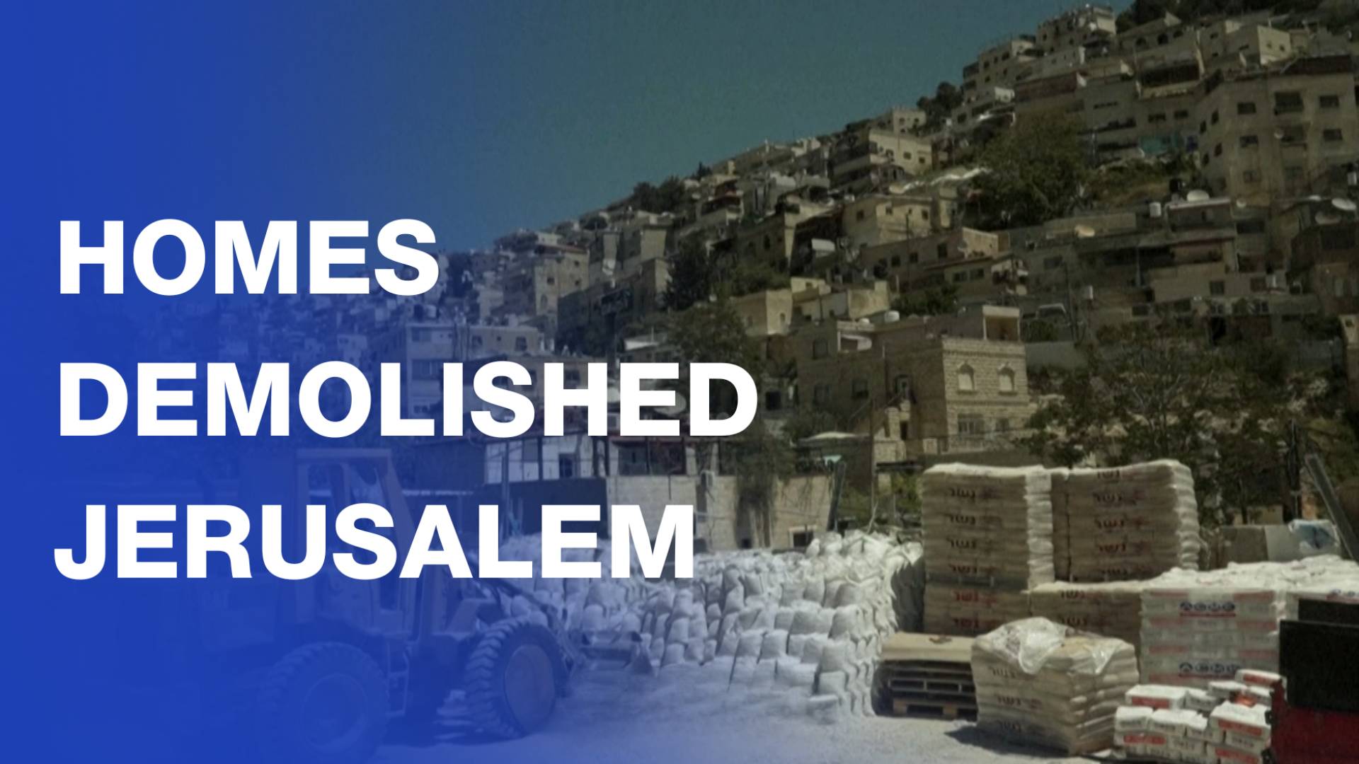 East Jerusalem homes demolished for biblical park plan