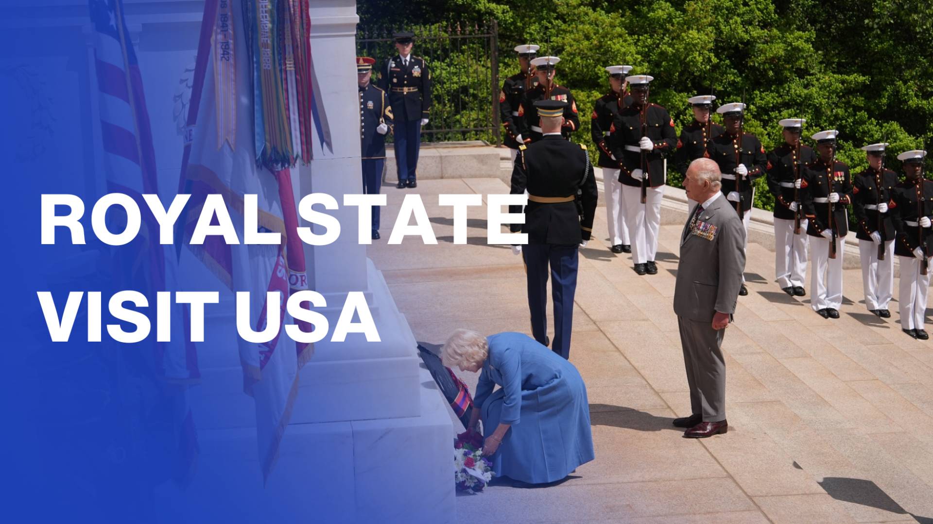 King Charles III, Queen Camilla honor fallen US heroes at Arlington National Cemetery