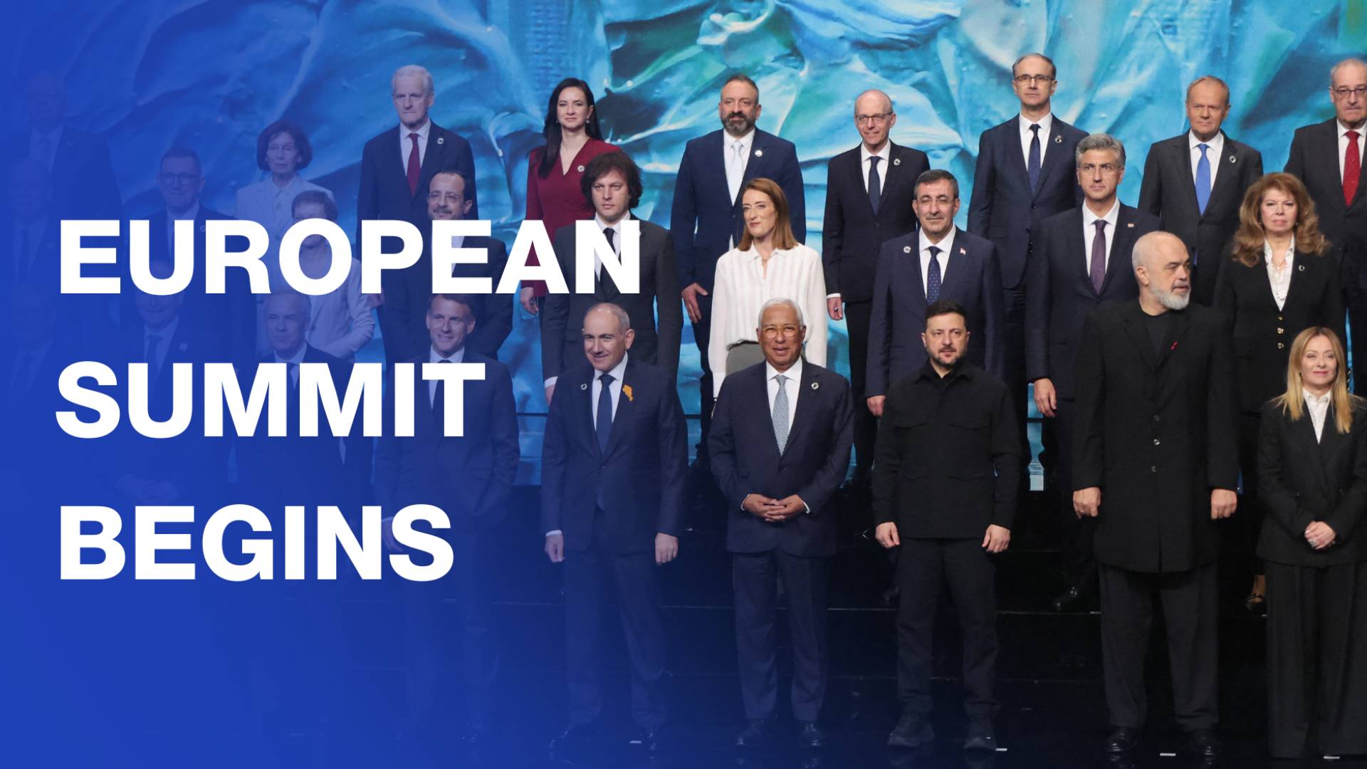 European leaders at EPC summit in Yerevan