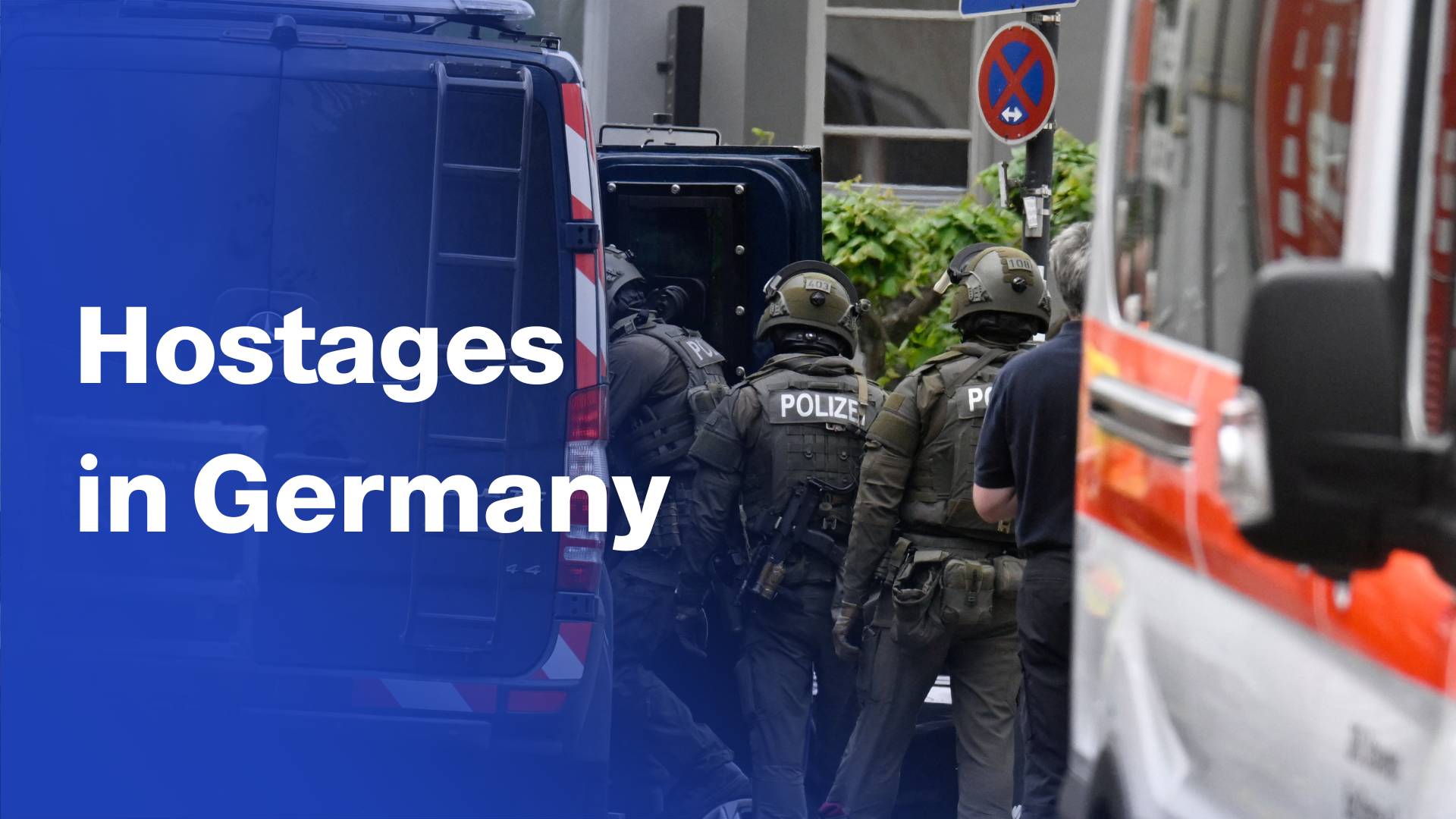 Hostages taken at bank in western Germany