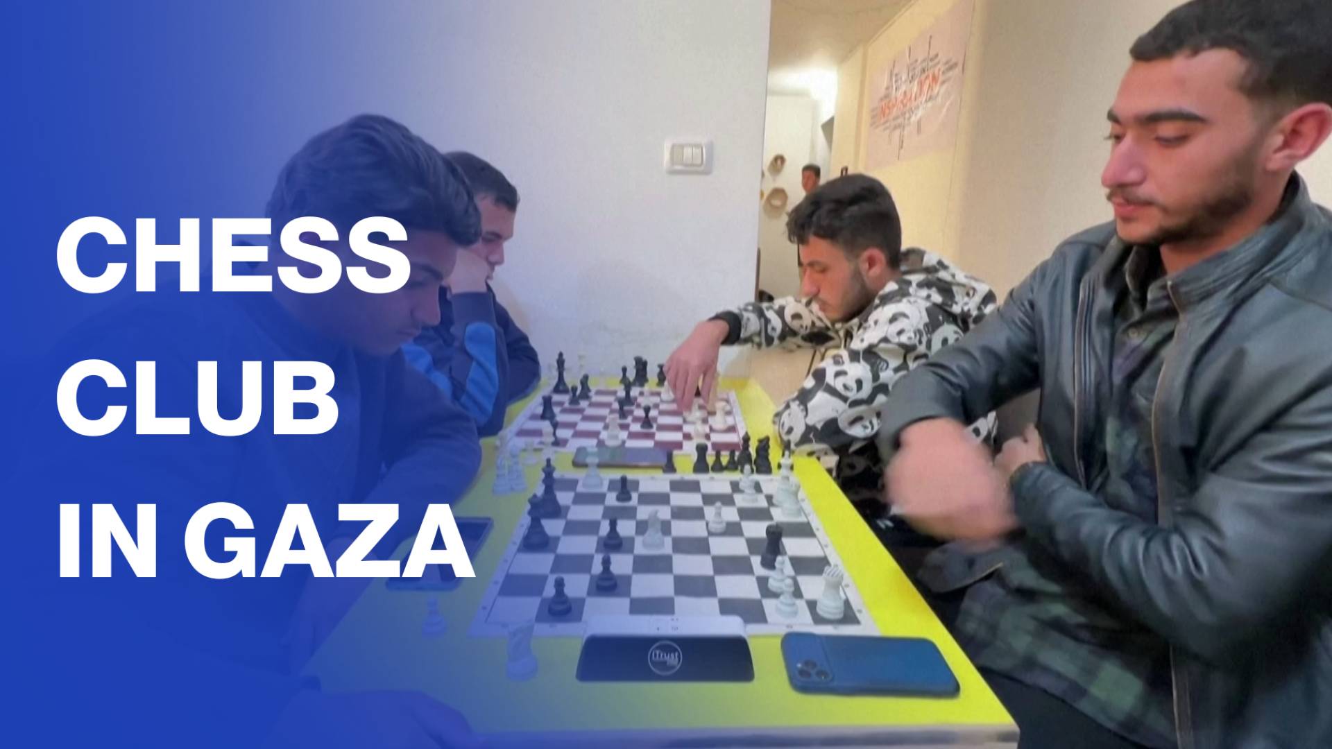 Chess club in Gaza city brings people together amid hardship