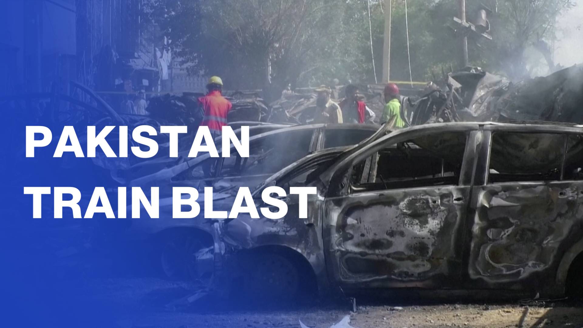 Deadly bomb attack derails train in Pakistan’s Balochistan