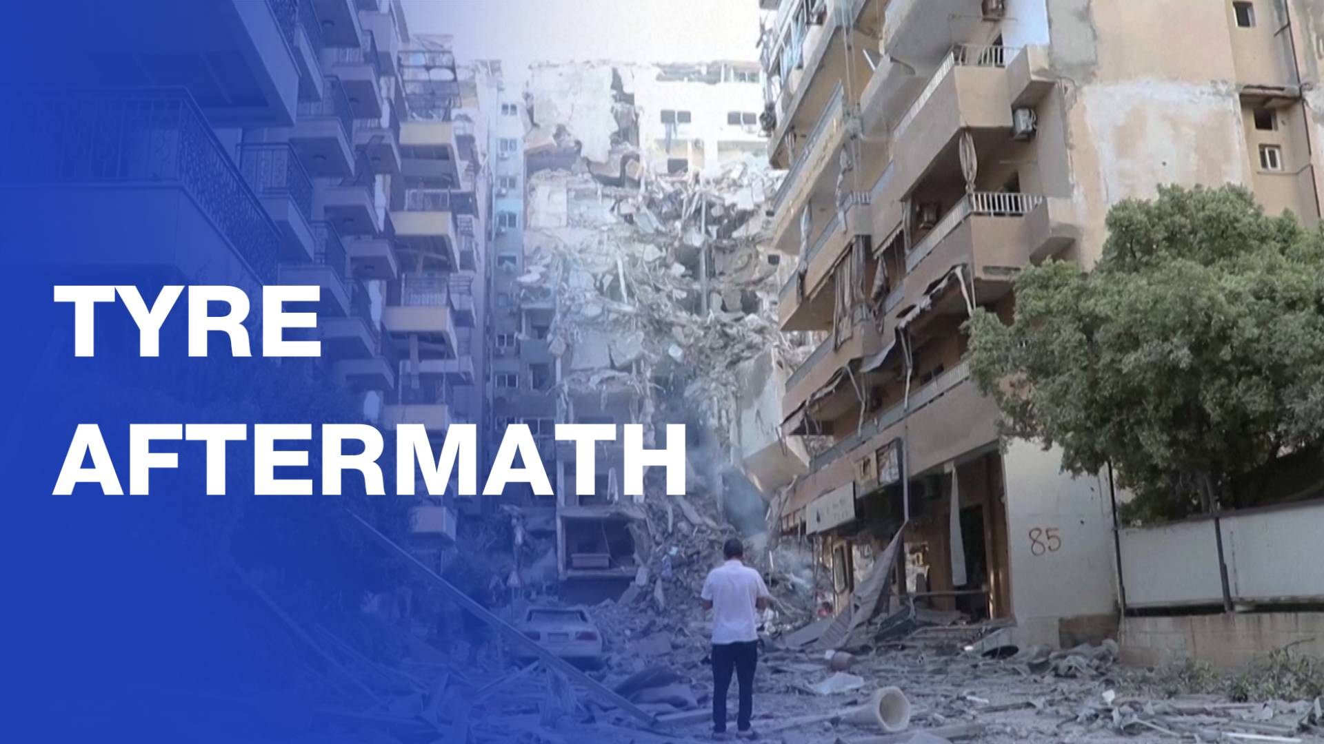 Heavy destruction in Tyre after 'Israeli' strikes