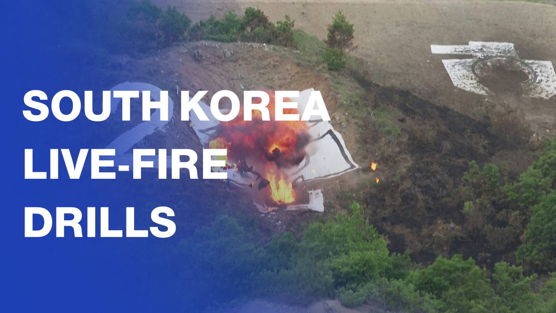 South Korean troops hold live-fire drills near North Korea border