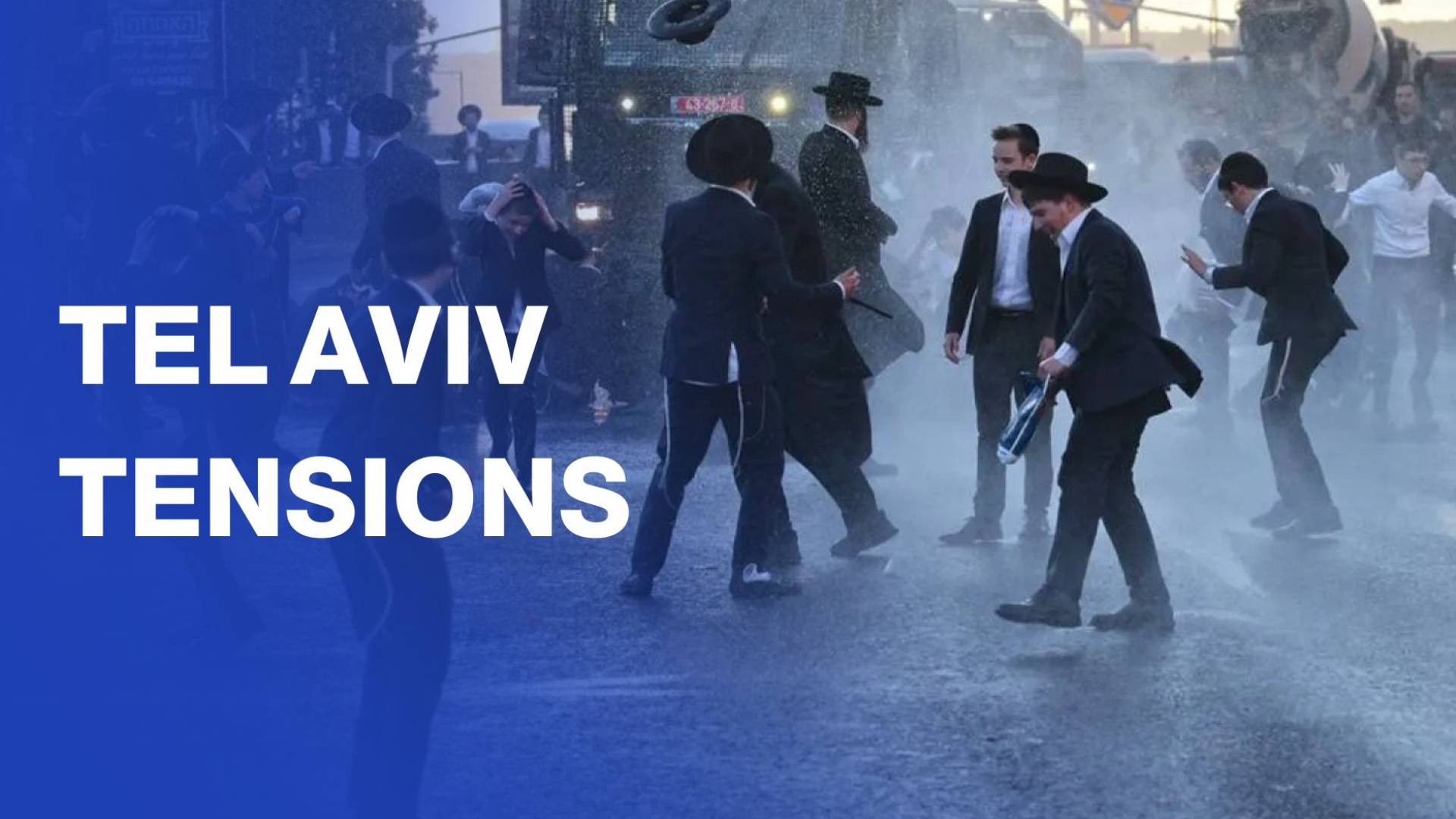 'Israeli’ police disperse ultra Orthodox Jews protesting military service