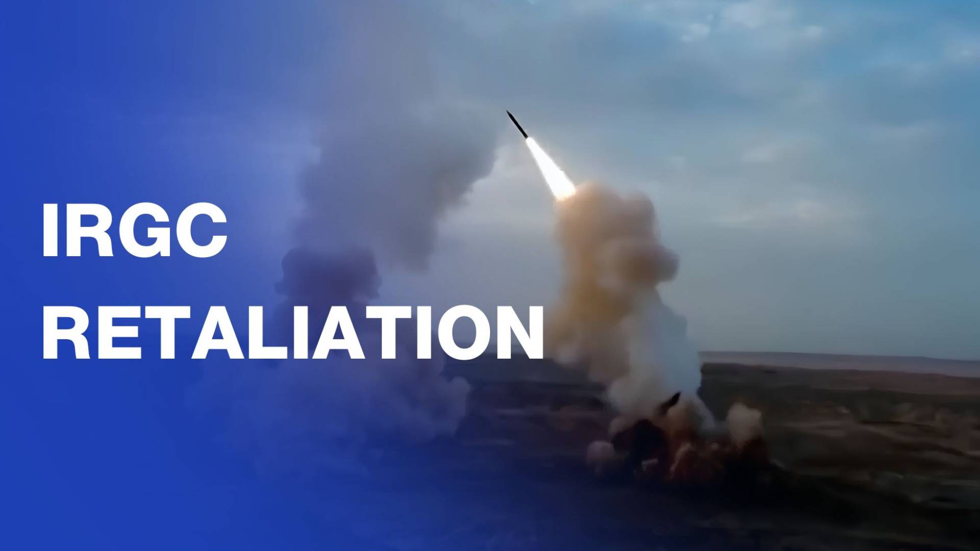 IRGC footage of missile launches at US bases in Middle East