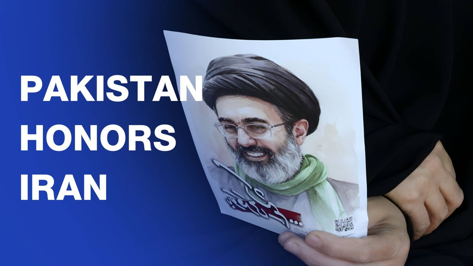 Pakistanis pay tribute to Iran's former leader Ayatollah Ali Khamenei