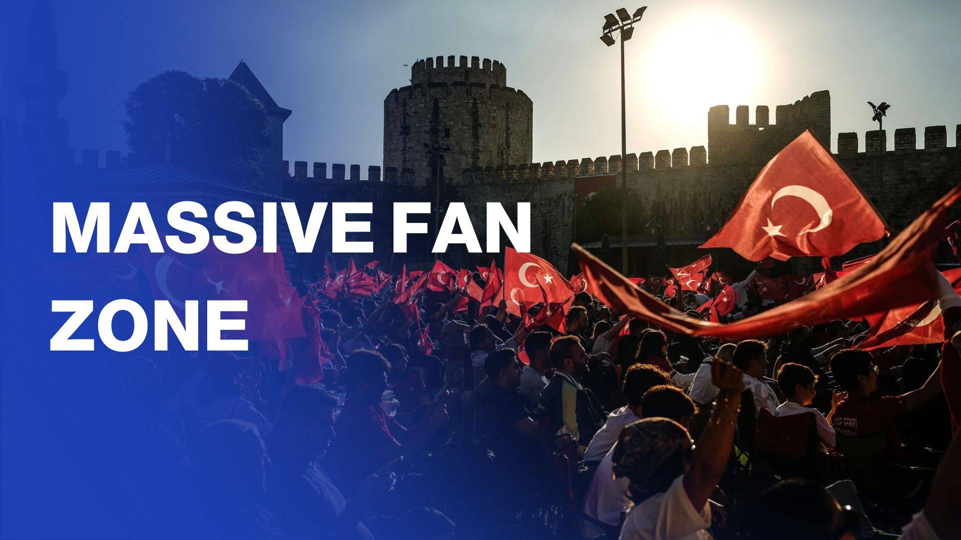 Turkey fans watch first World Cup game in historical places