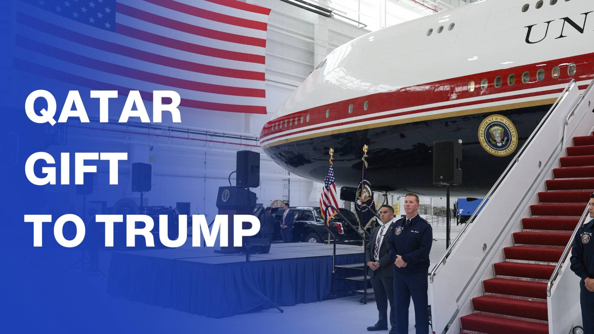 Trump unveils Qatar-gifted Air Force One plane