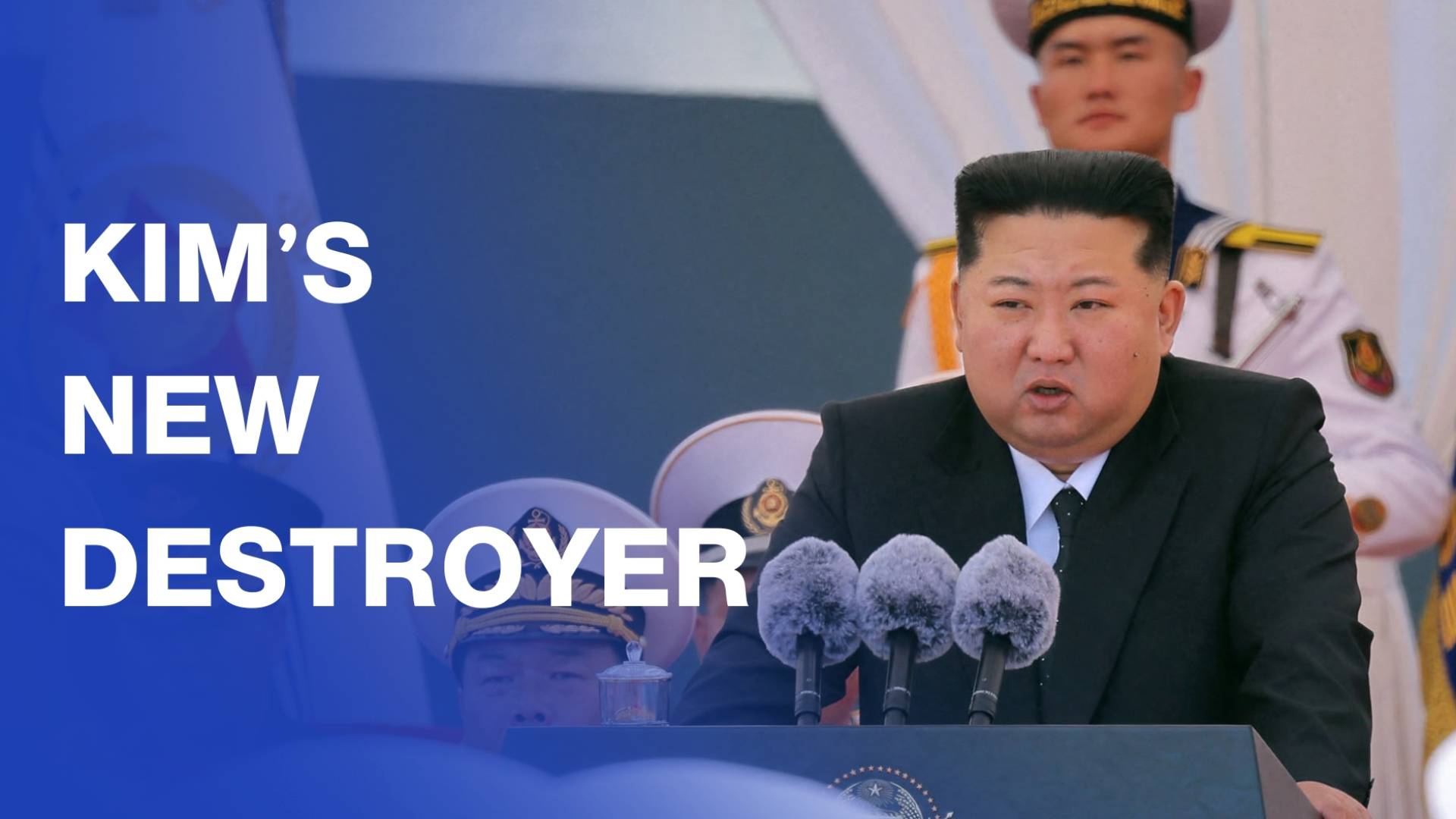 Kim Jong Un commissions new naval destroyer