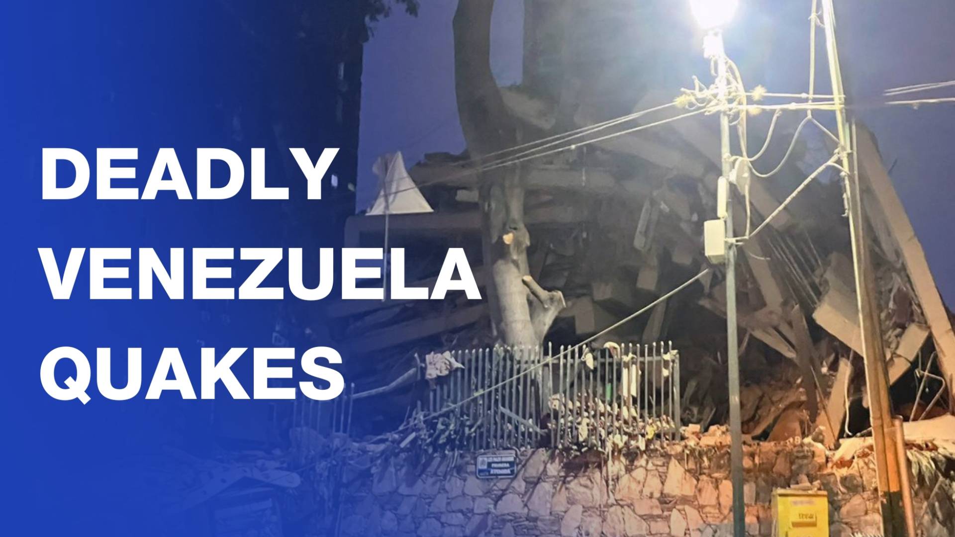 Massive earthquakes hit Venezuela