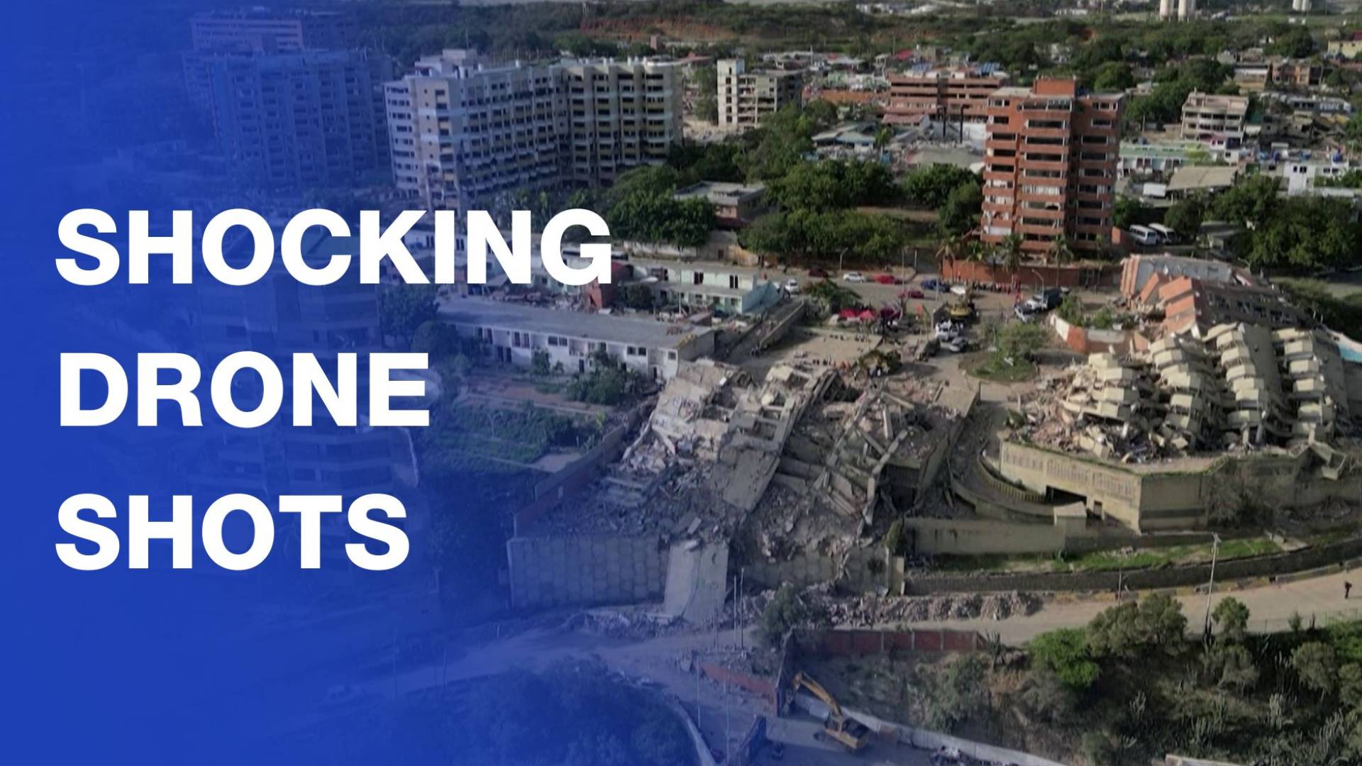 Drone images show scale of destruction in Venezuela's La Guaira