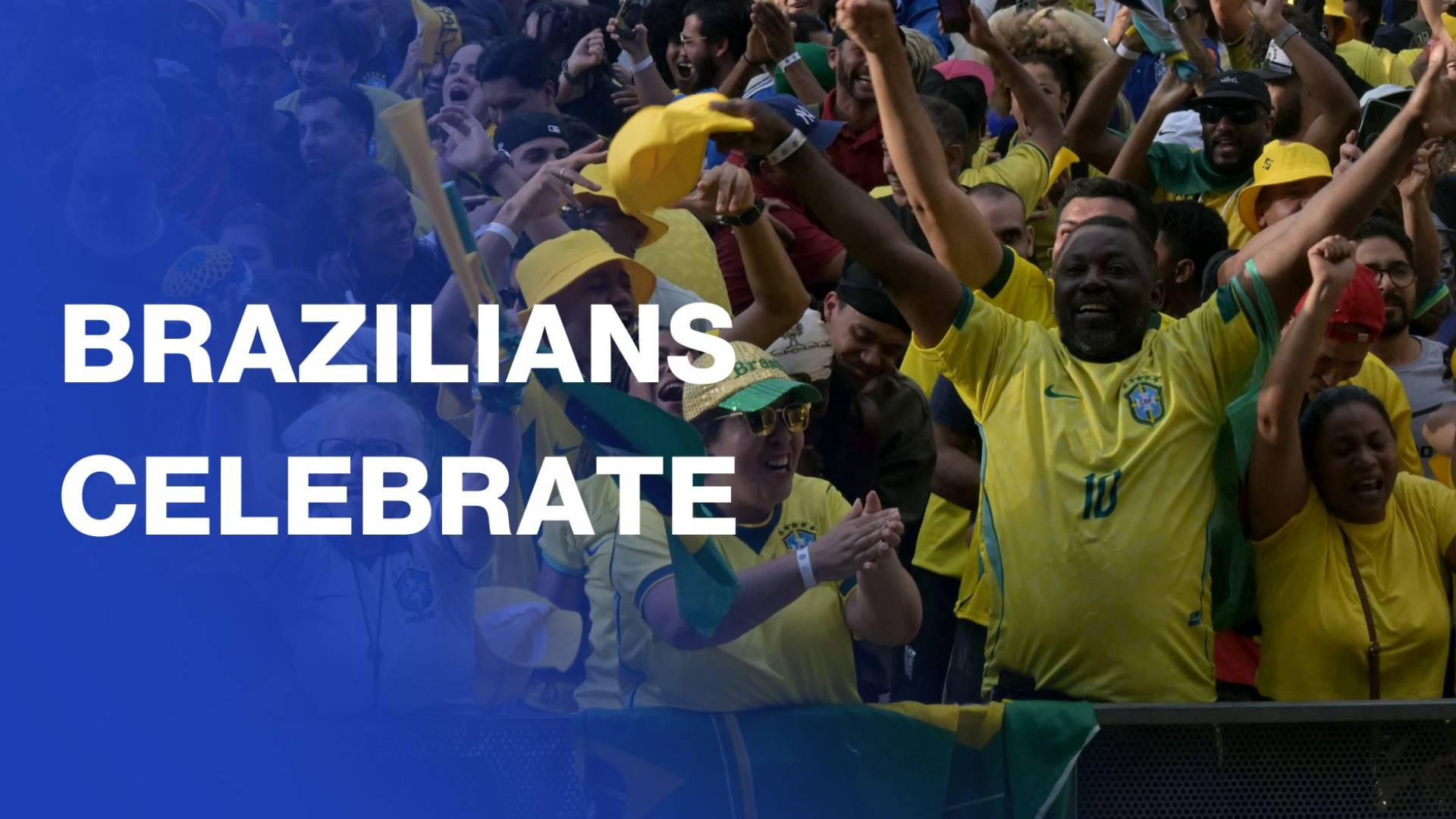 Fans watch Brazil beat Japan to reach World Cup last 16