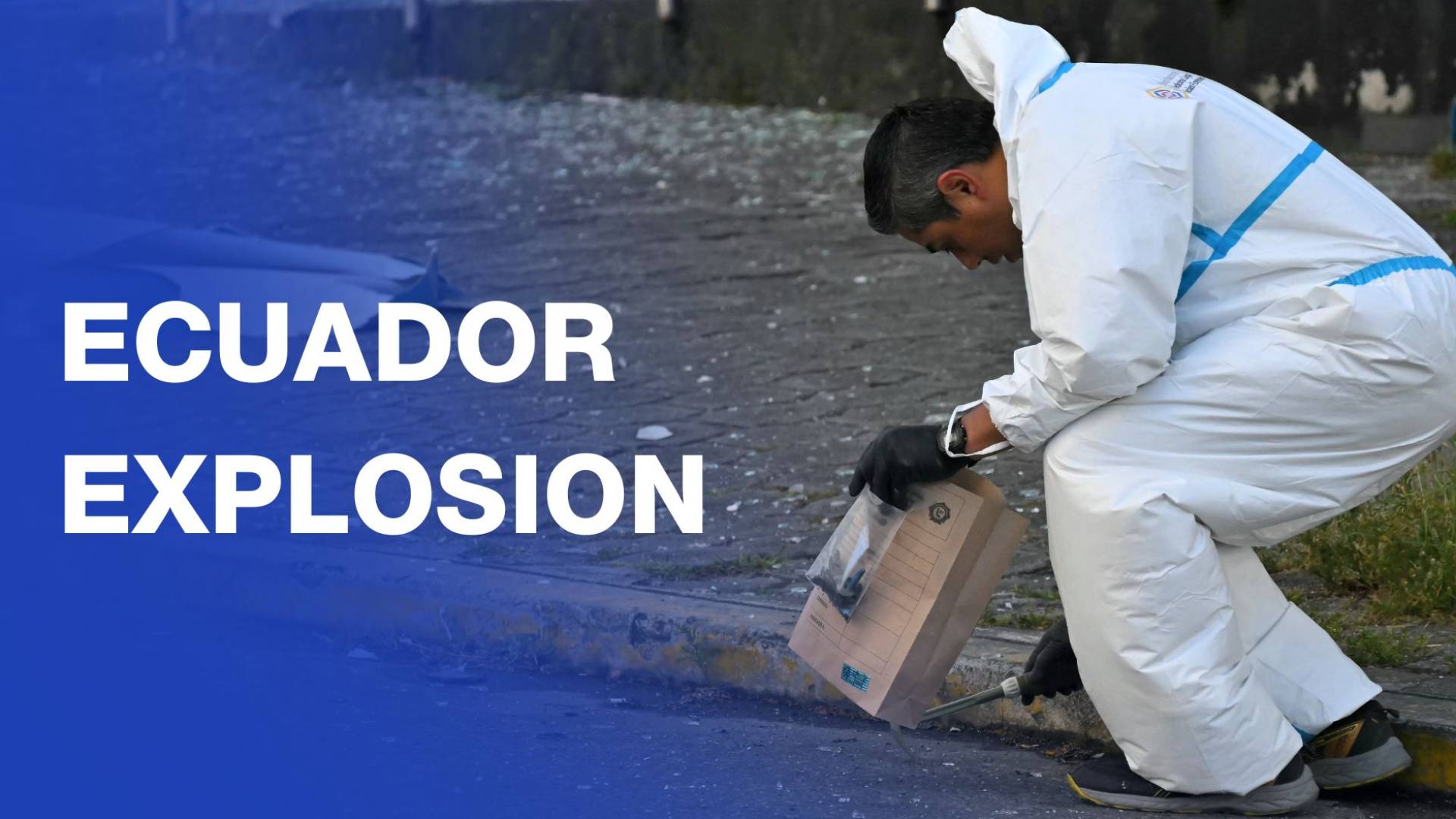 One injured in explosions outside Ecuador govt offices