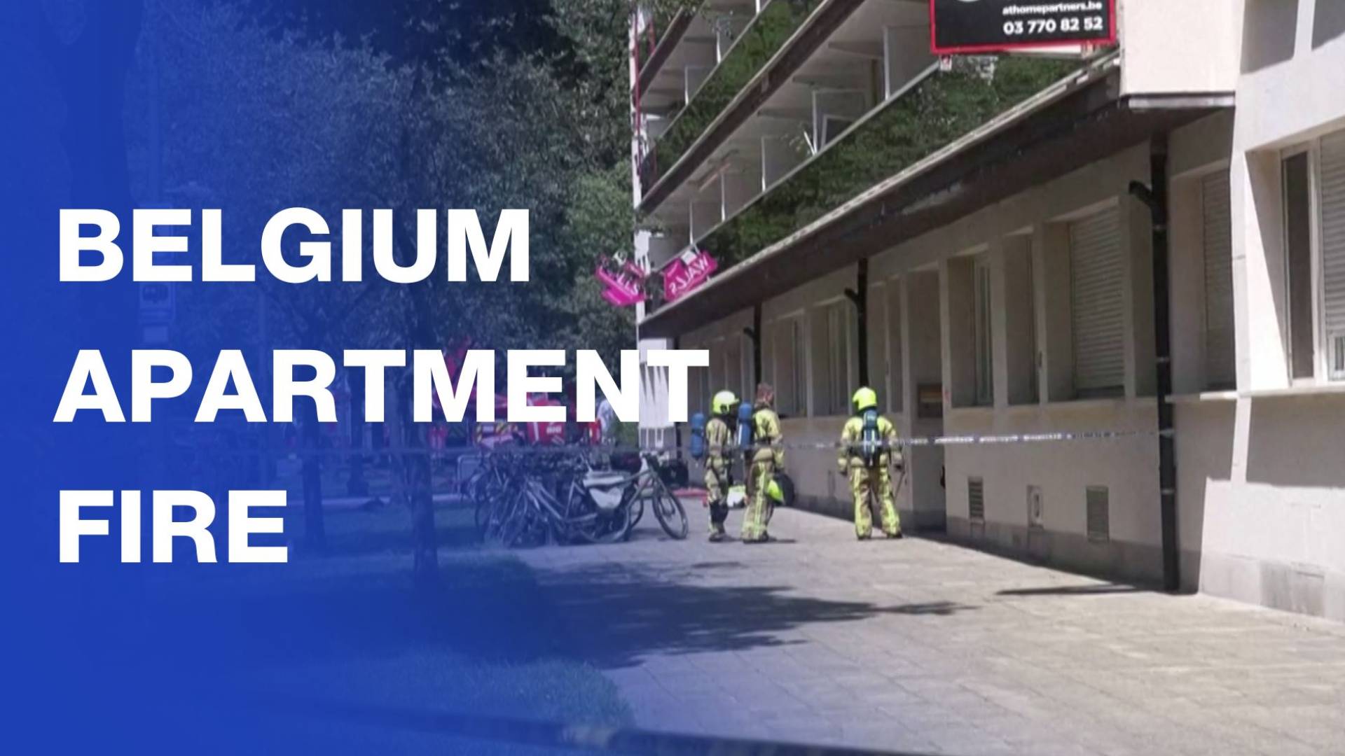 At least five dead in Belgium apartment block fire