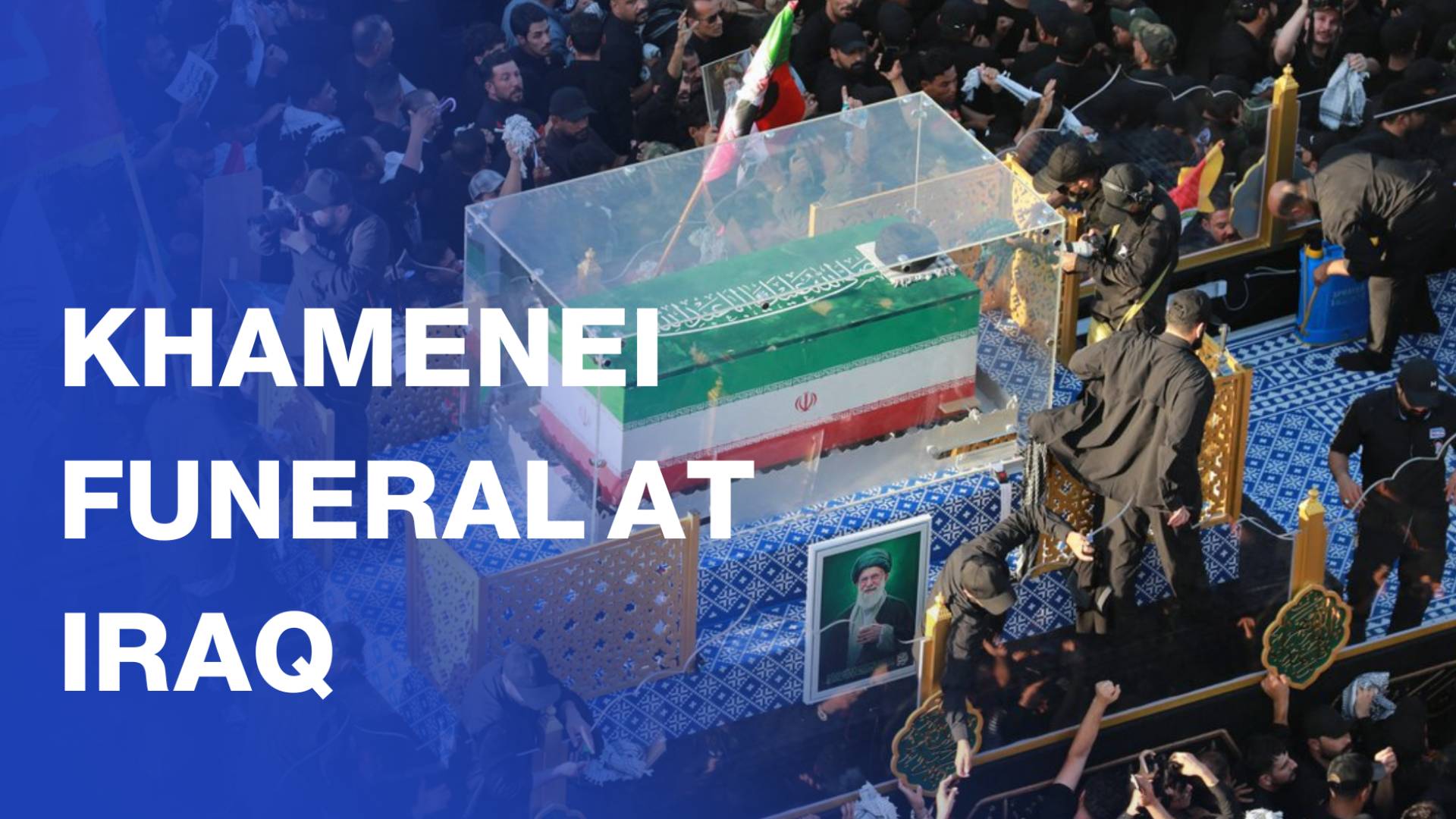 Khamenei’s body airlifted to Iraq for funeral rites
