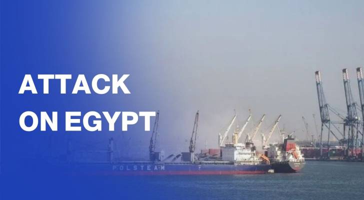 Ships remain at Egypt's Damietta Port after drone attack