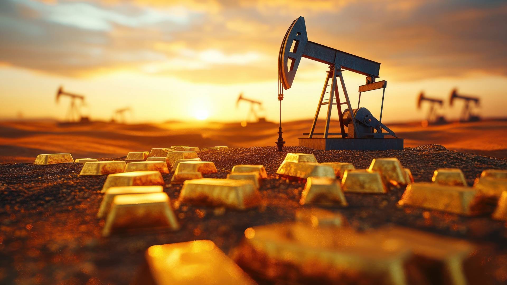 أسعار الذهب والنفط الخميس: قفزة جنونية للخام وتراجع للمعدن الأصفر